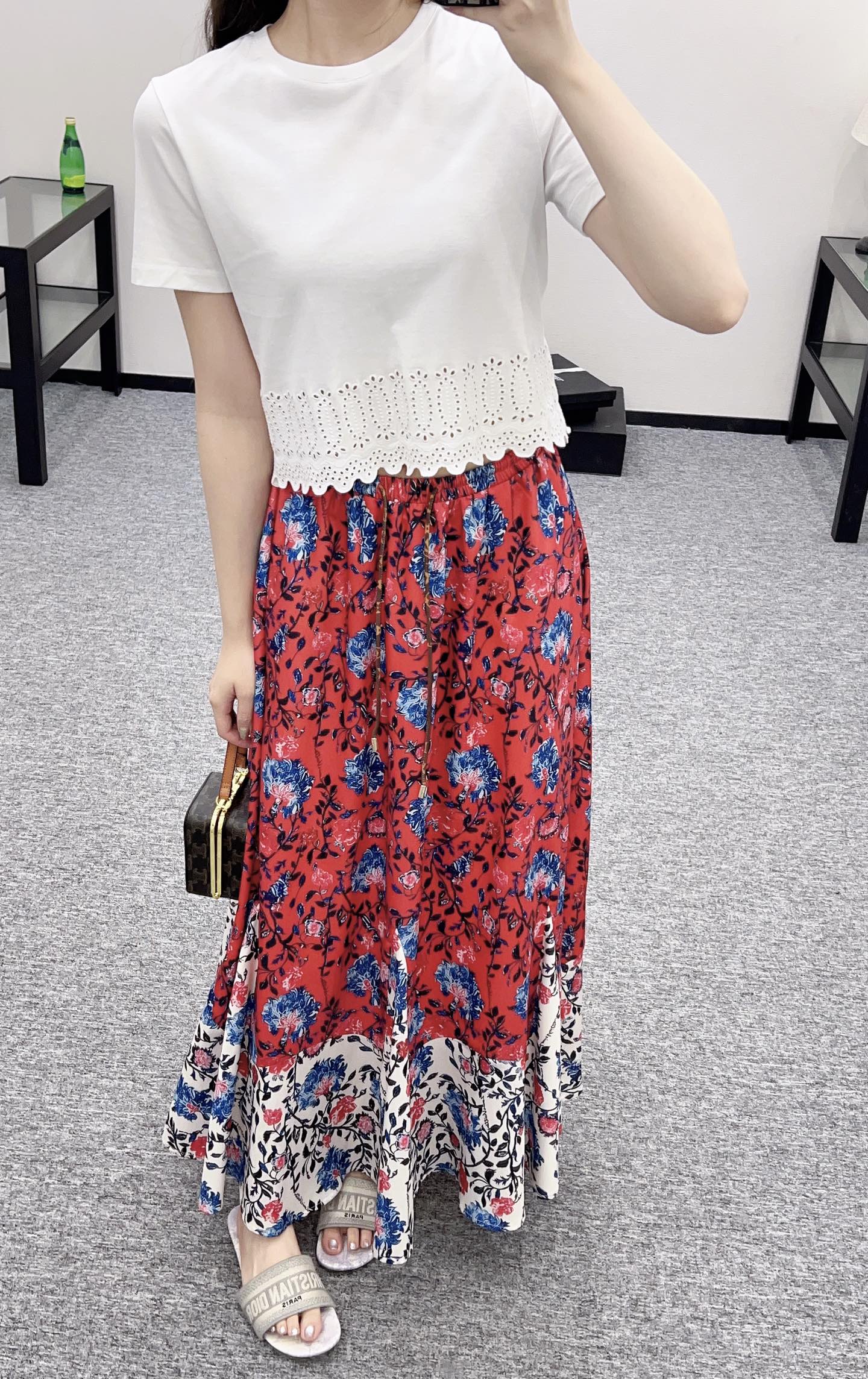 Louis*♥2025 new products Midi skirt