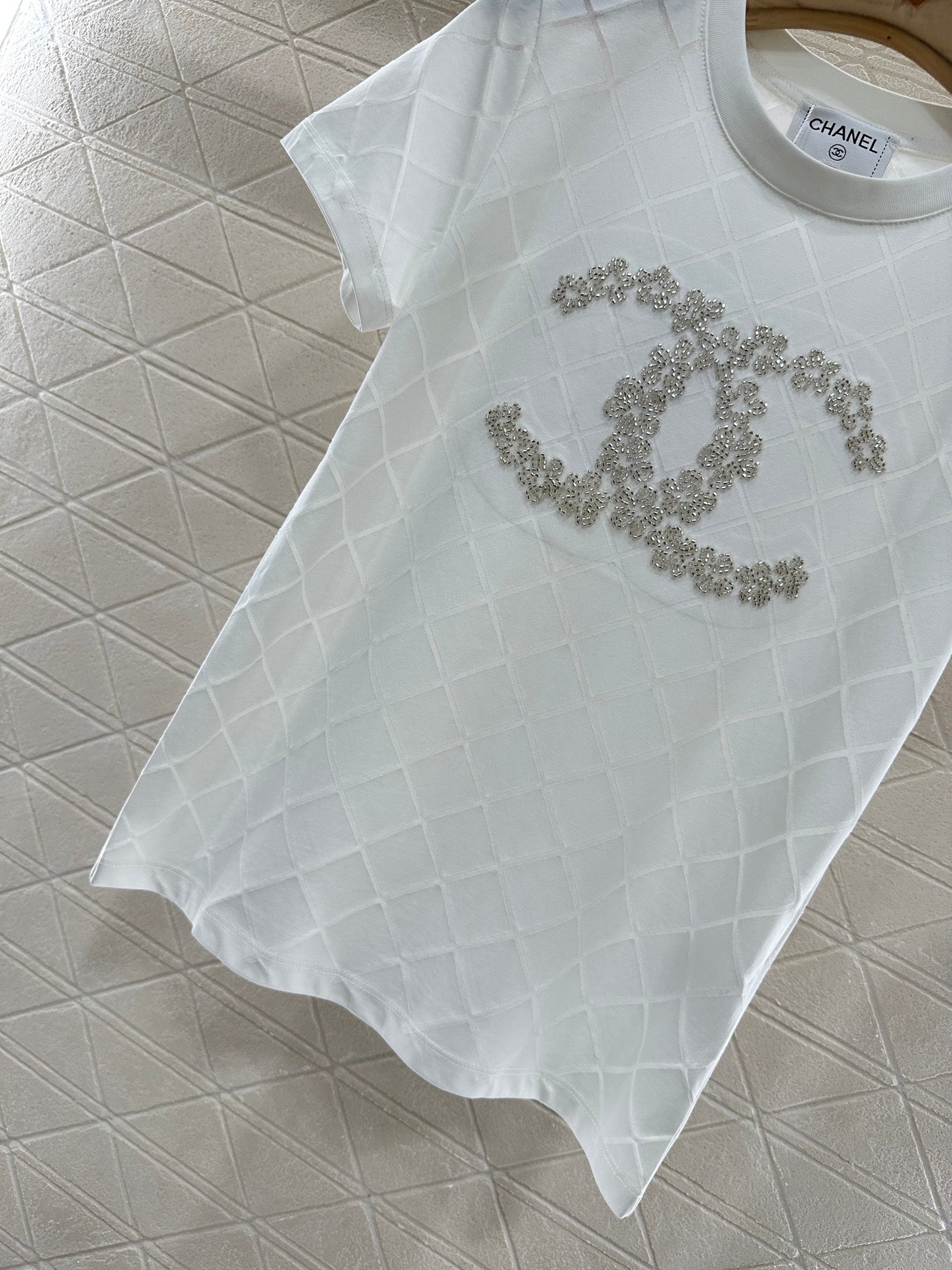 C*♥2025 new product Beaded short sleeves