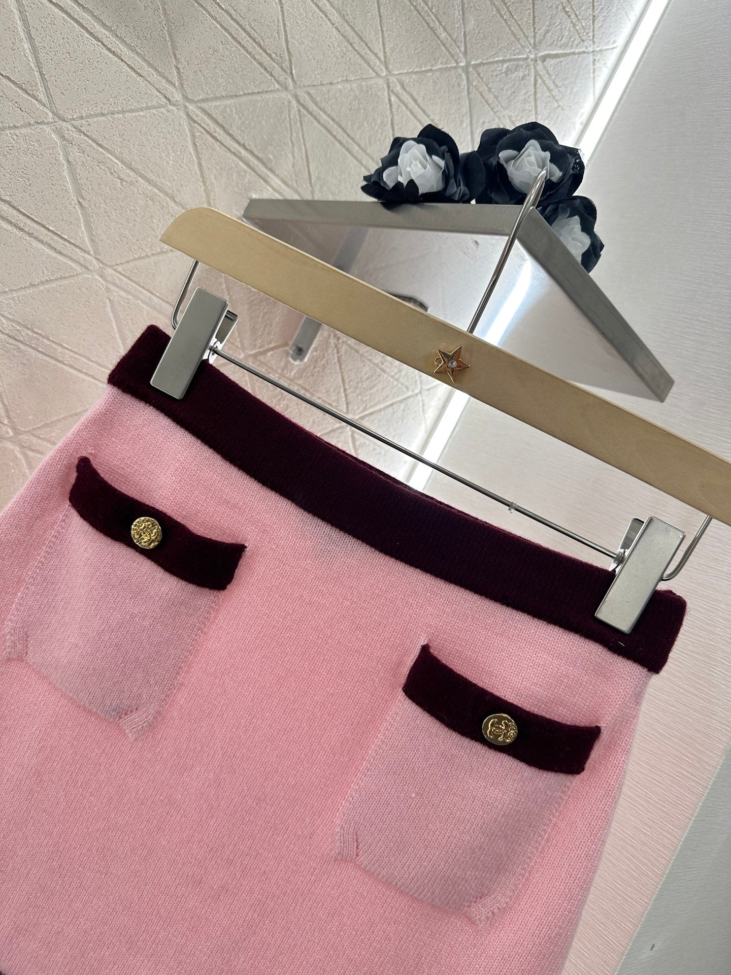 C*♥New product Suspender skirt set