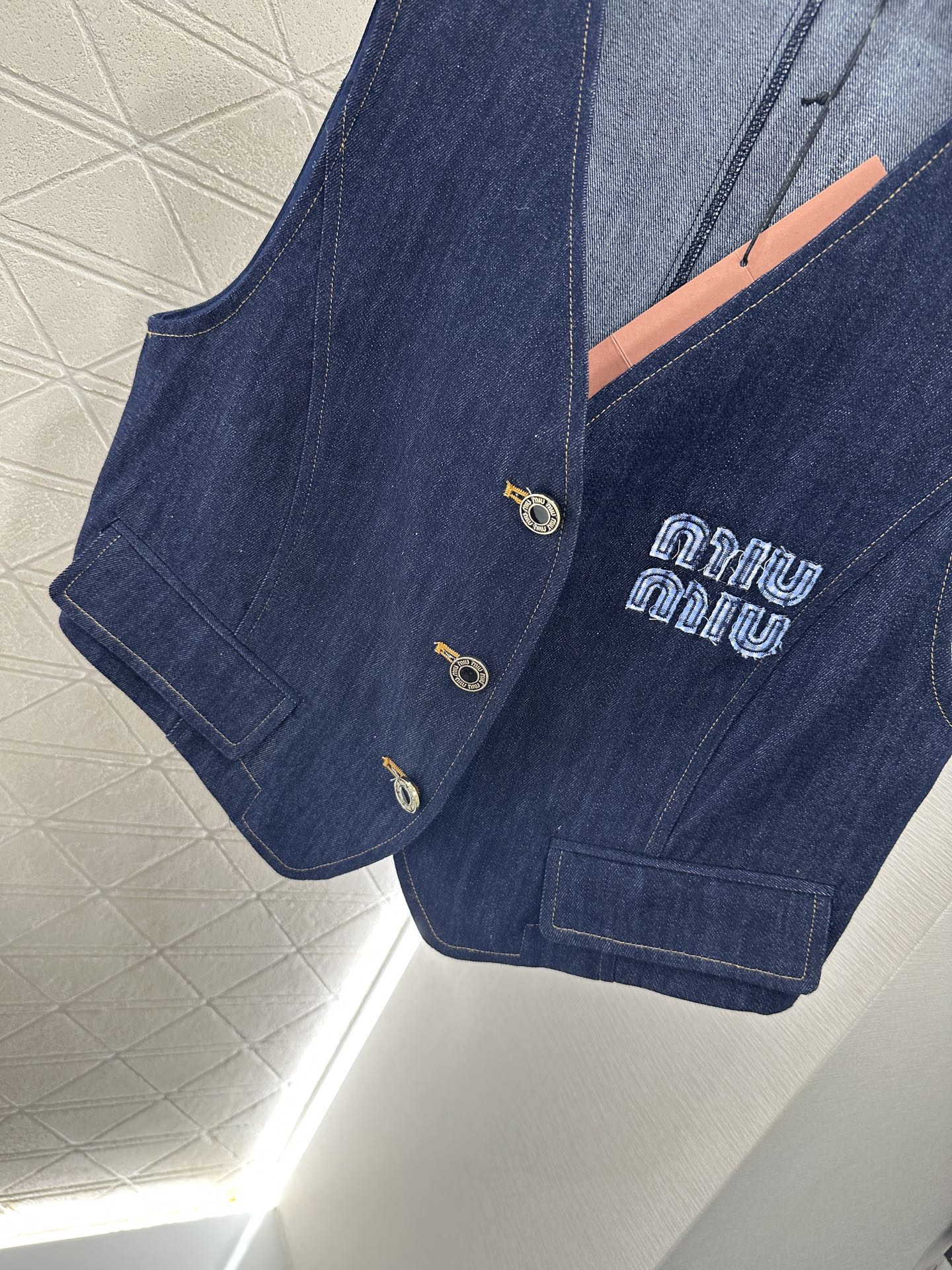 Mi*mi*♥New product Denim vest set