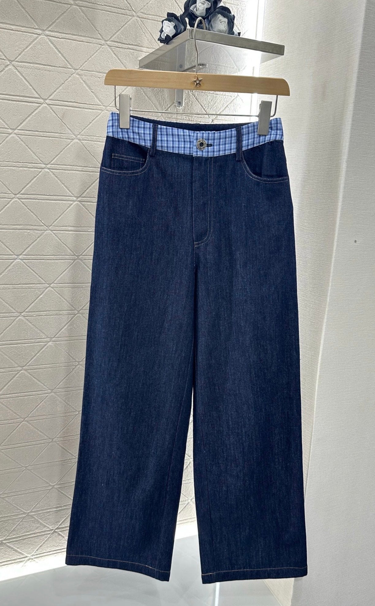 Mi*mi*♥New product Denim vest set