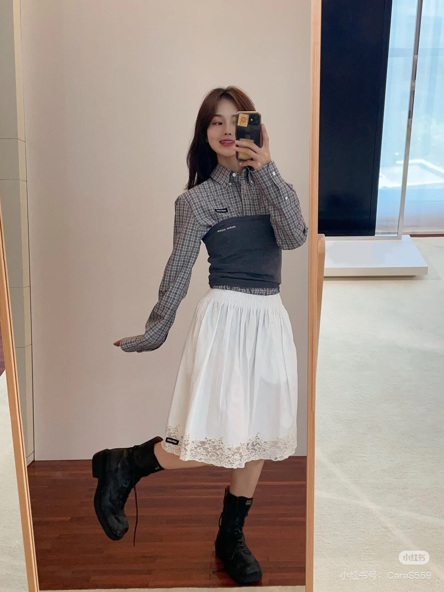 Mi*mi*♥New Arrival Lace Trim Skirt