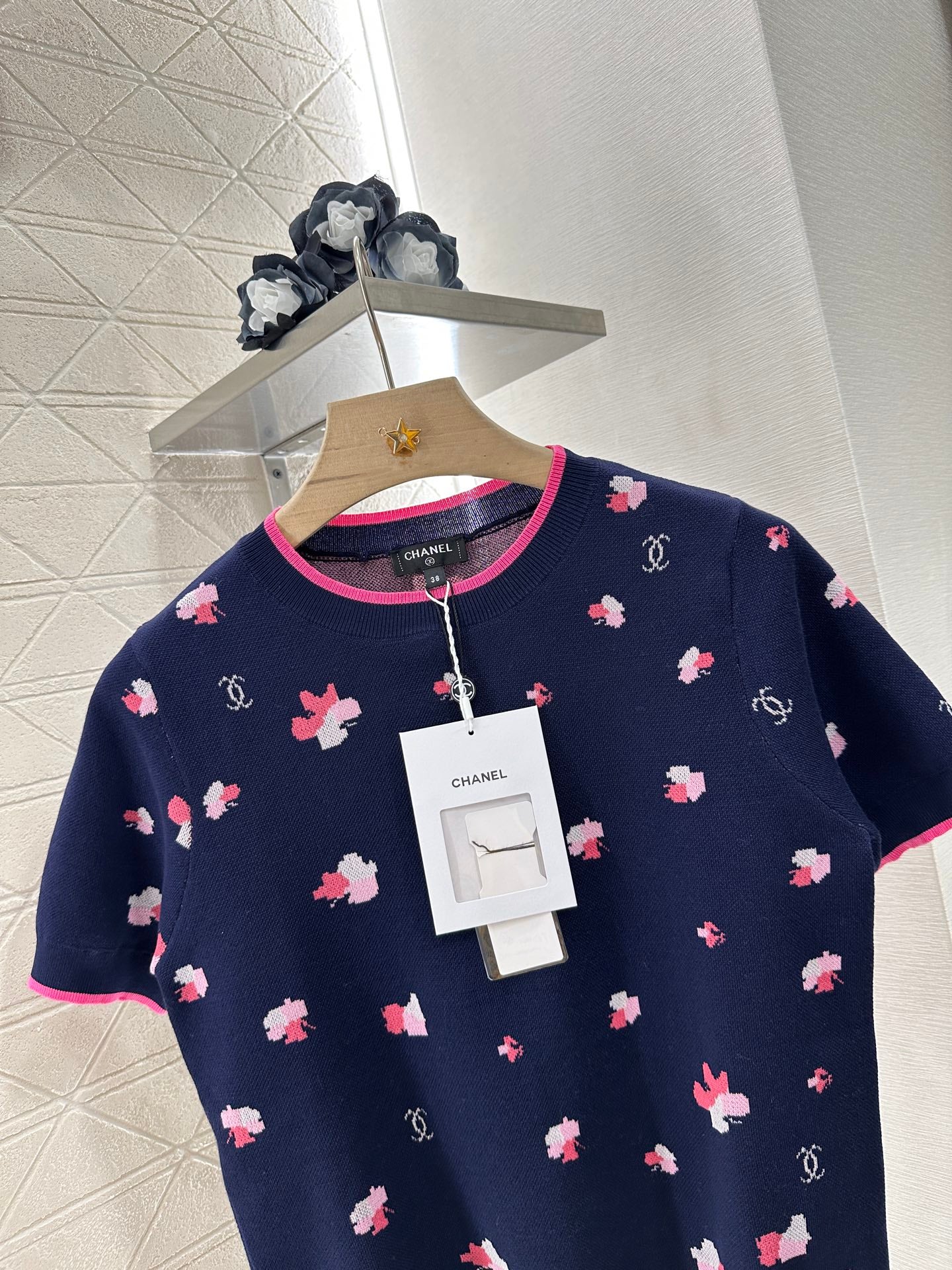 C*♥New arrival Knitted short sleeves