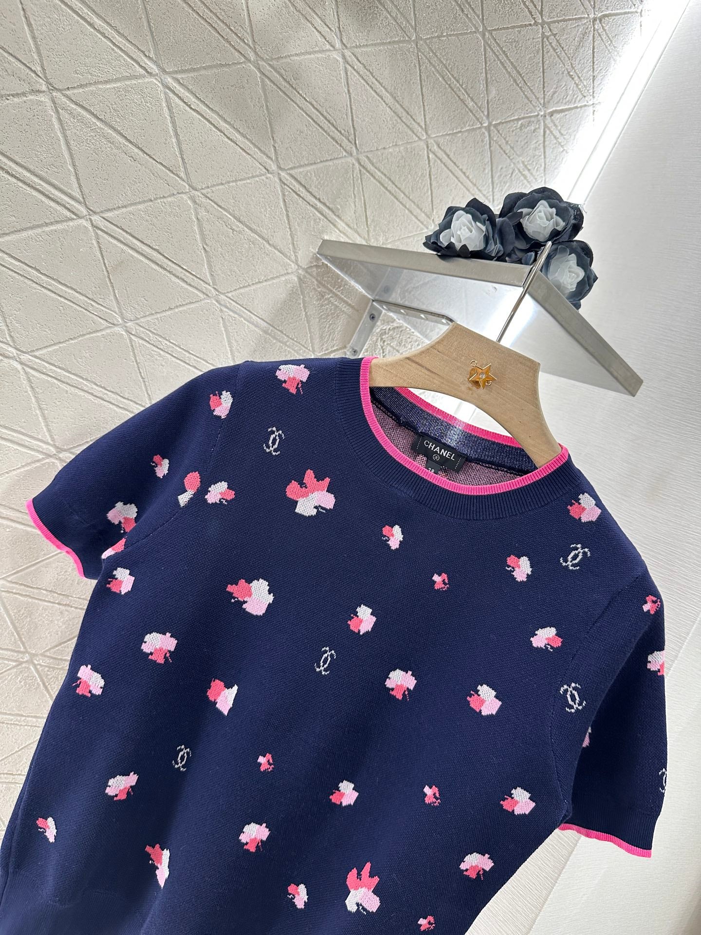 C*♥New arrival Knitted short sleeves