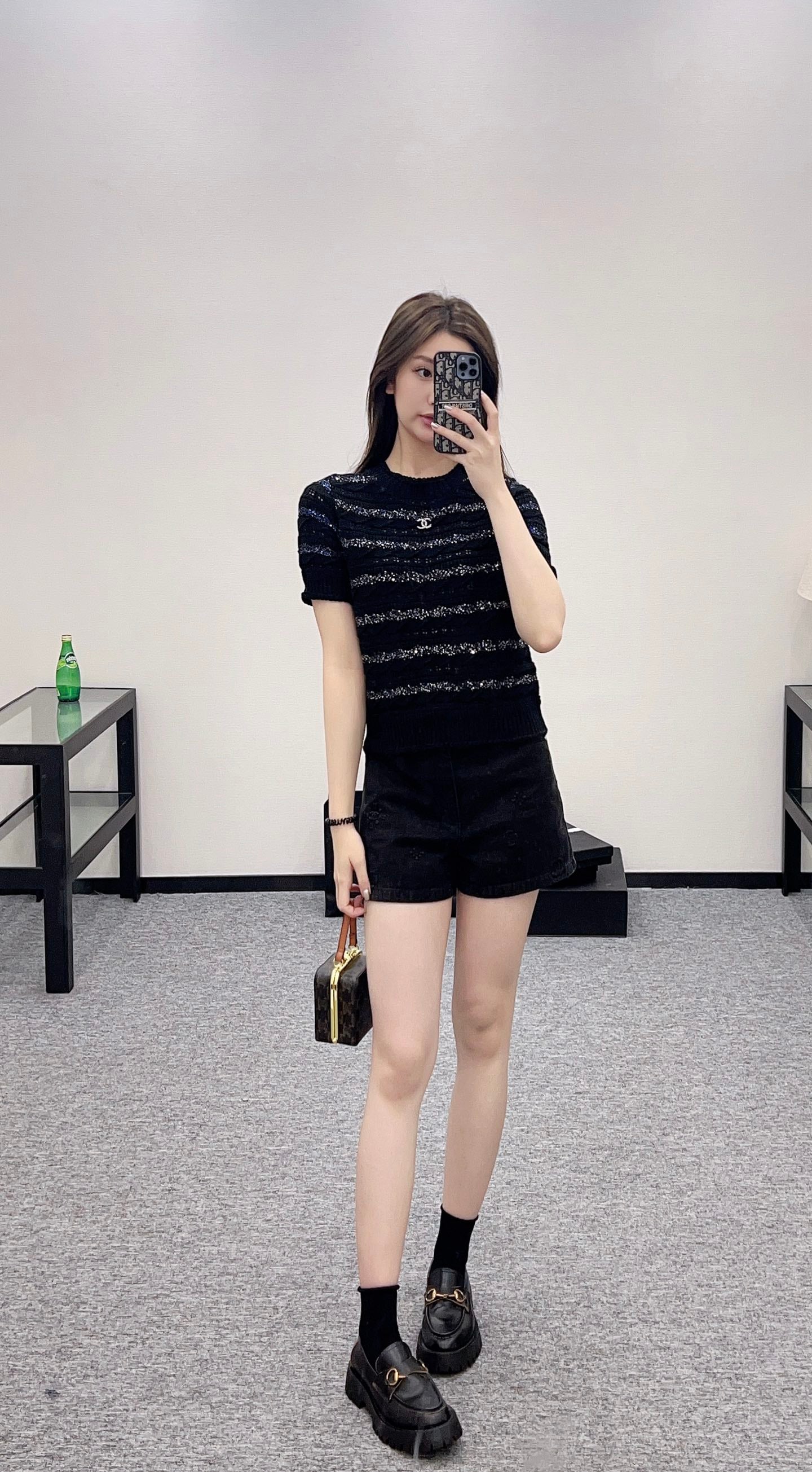 C*♥New arrival Knitted short sleeves