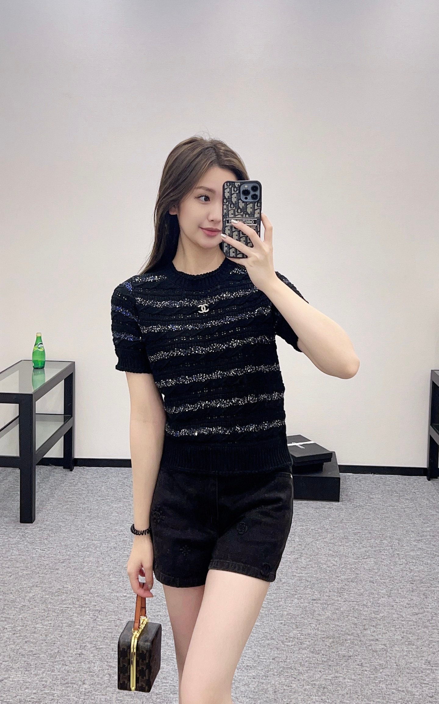 C*♥New arrival Knitted short sleeves