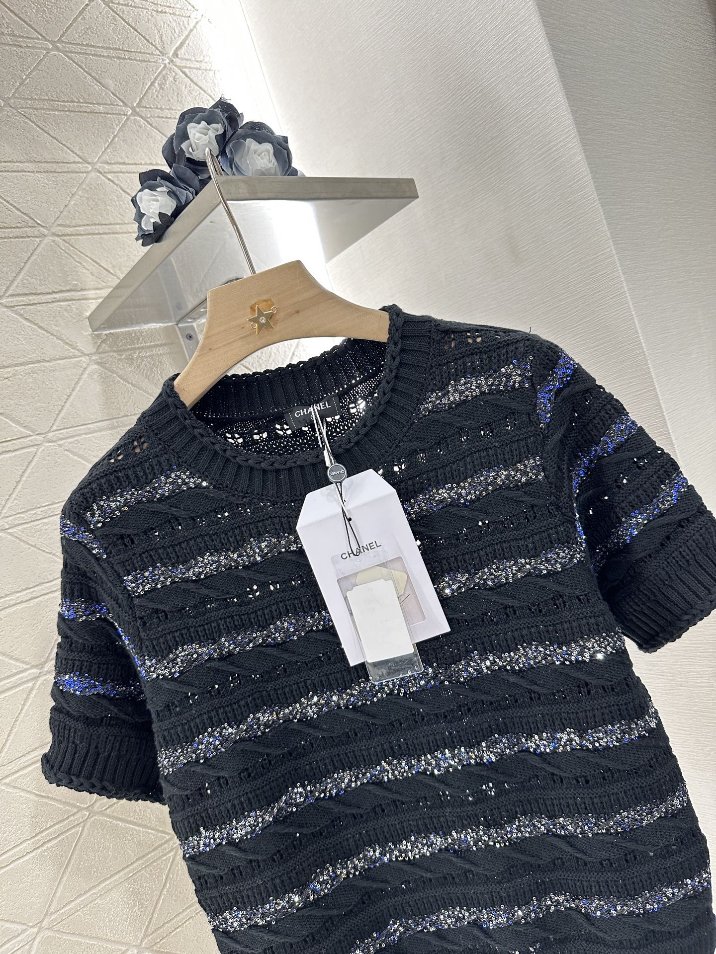 C*♥New arrival Knitted short sleeves