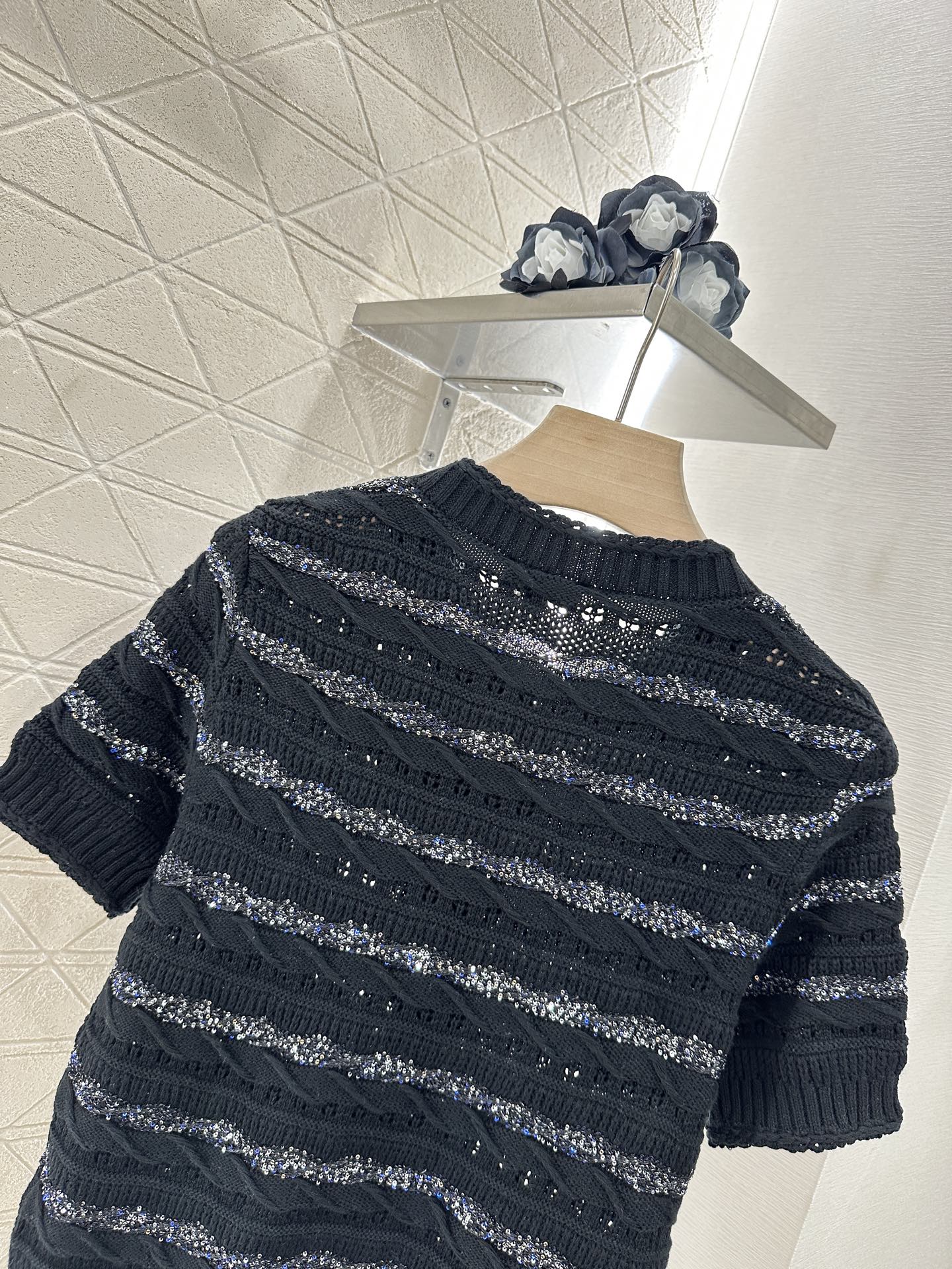 C*♥New Arrival Knitted short-sleeved cardigan