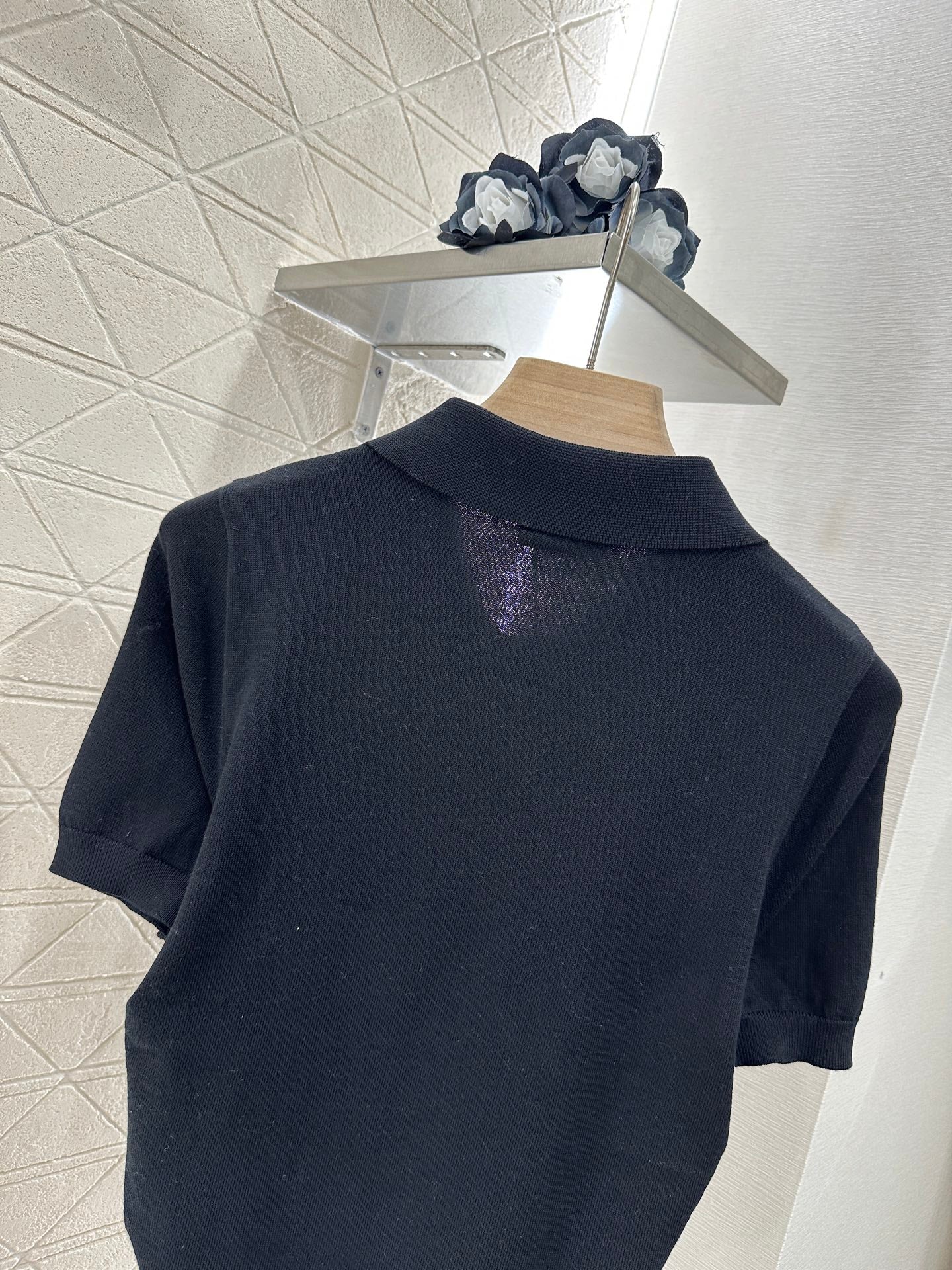 L*♥New arrival Knitted short sleeves