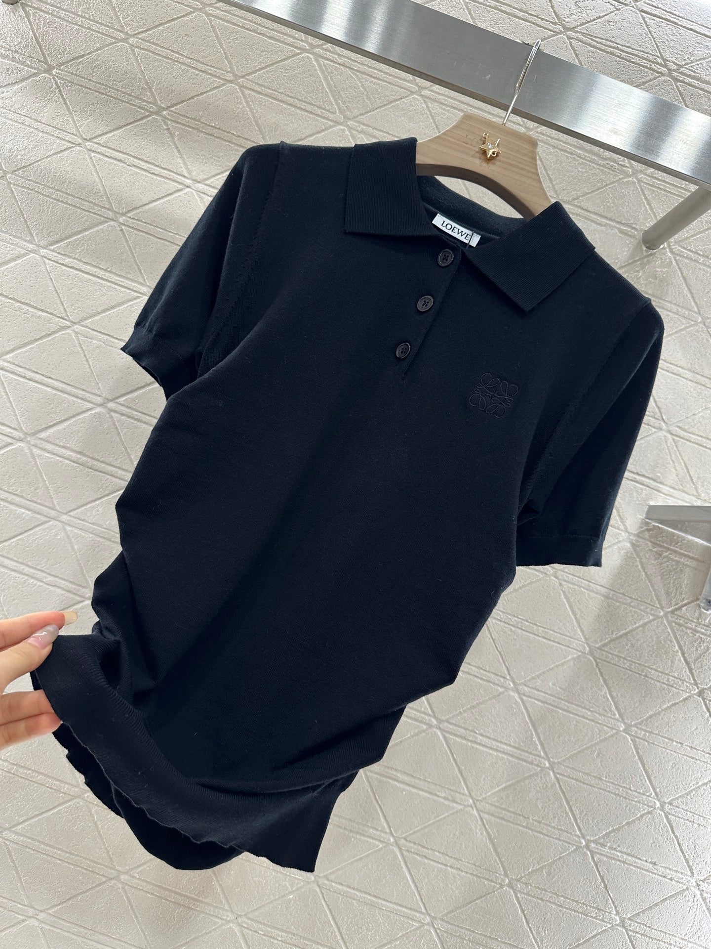 L*♥New arrival Knitted short sleeves