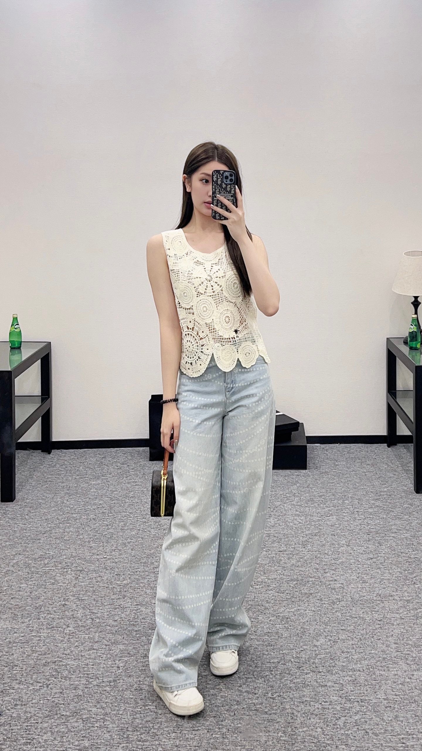 D*♥New arrival Hollow knitted vest