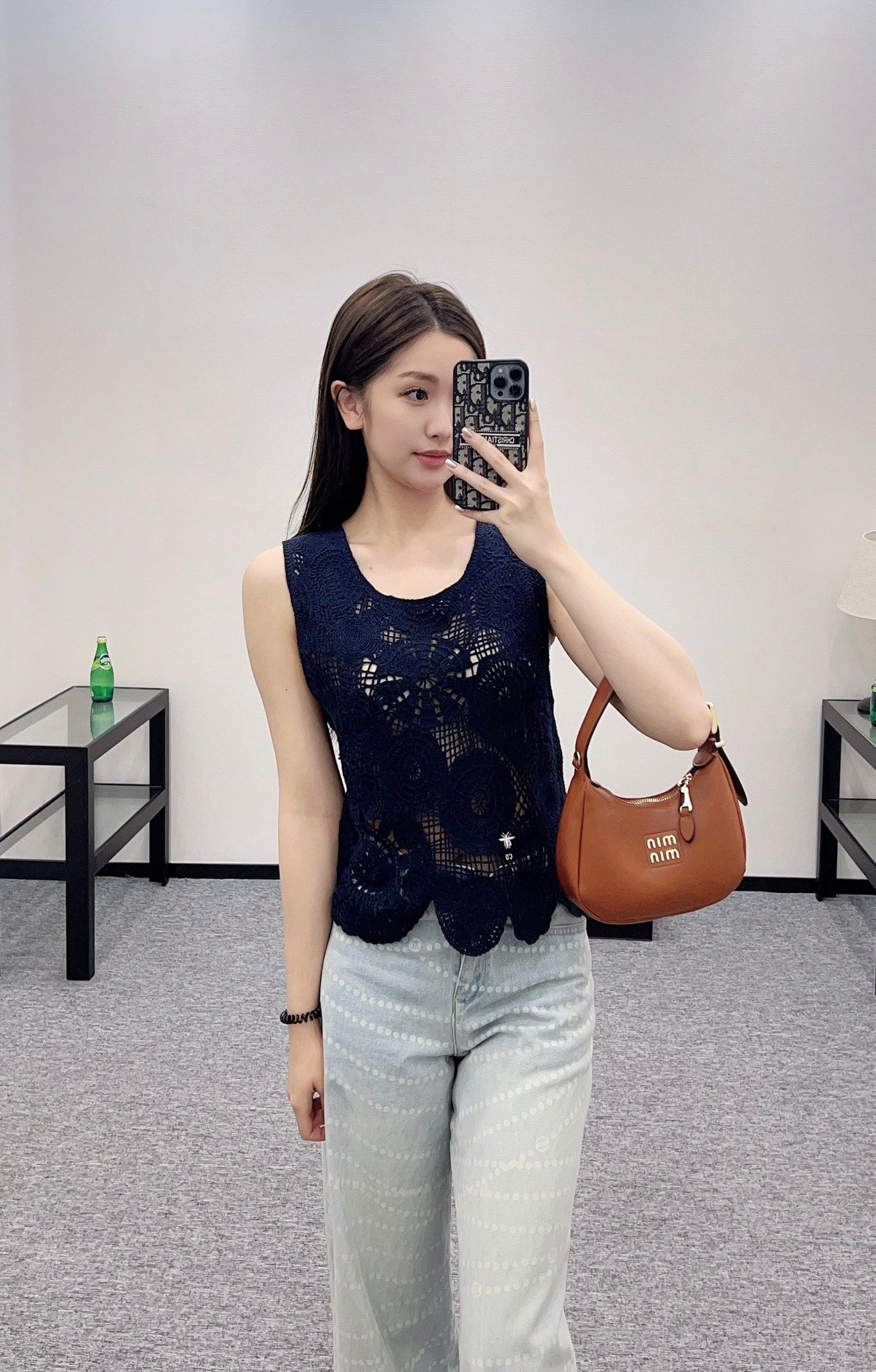 D*♥New arrival Hollow knitted vest