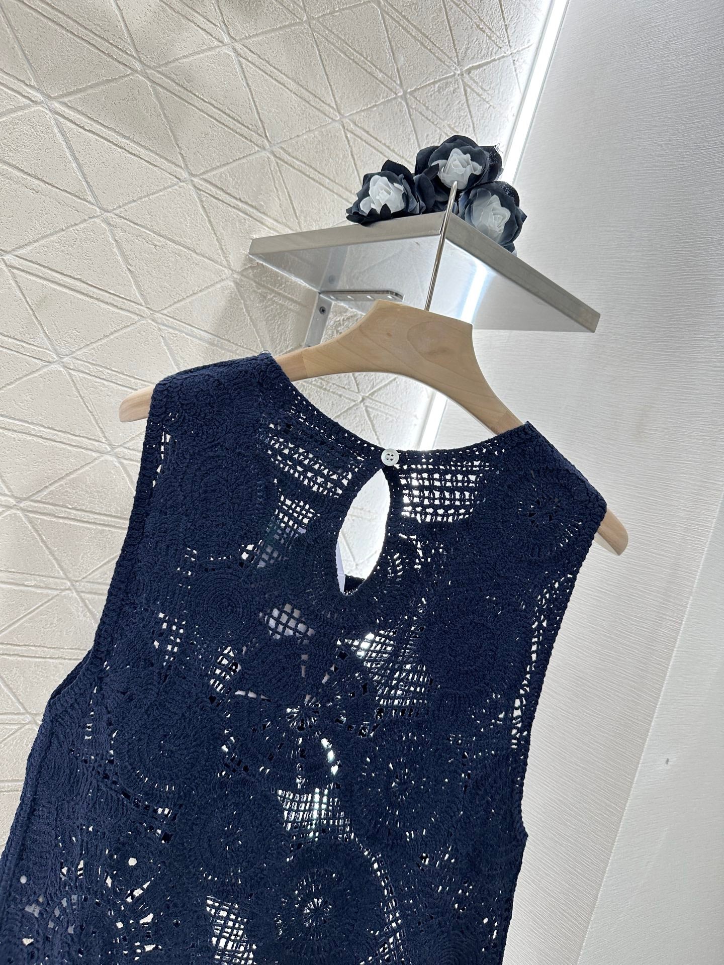 D*♥New arrival Hollow knitted vest