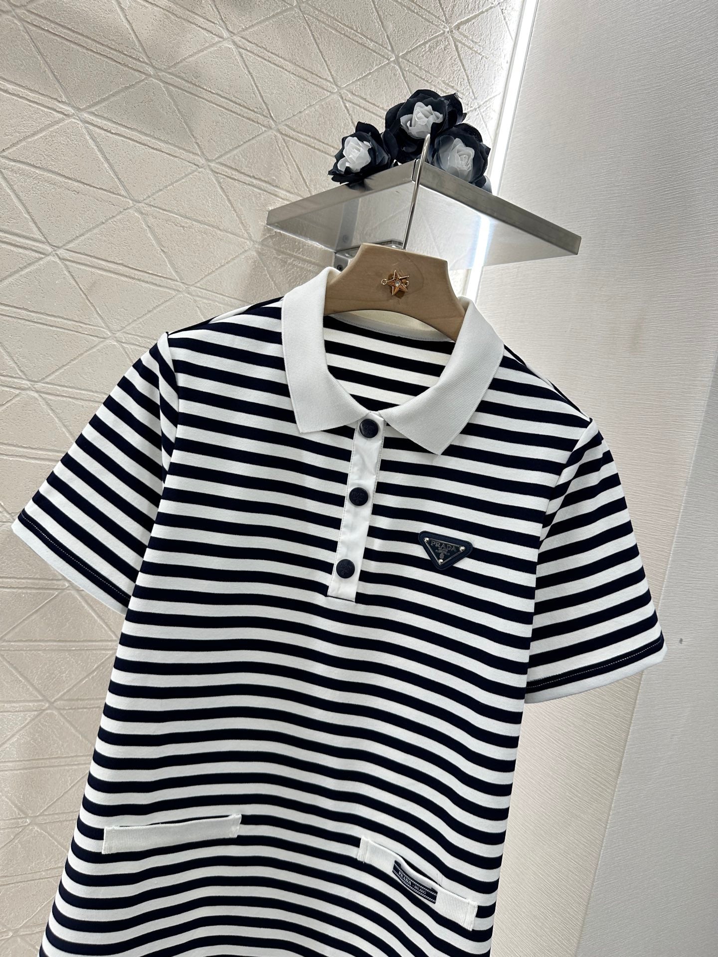 P*♥2025 new products Striped dress