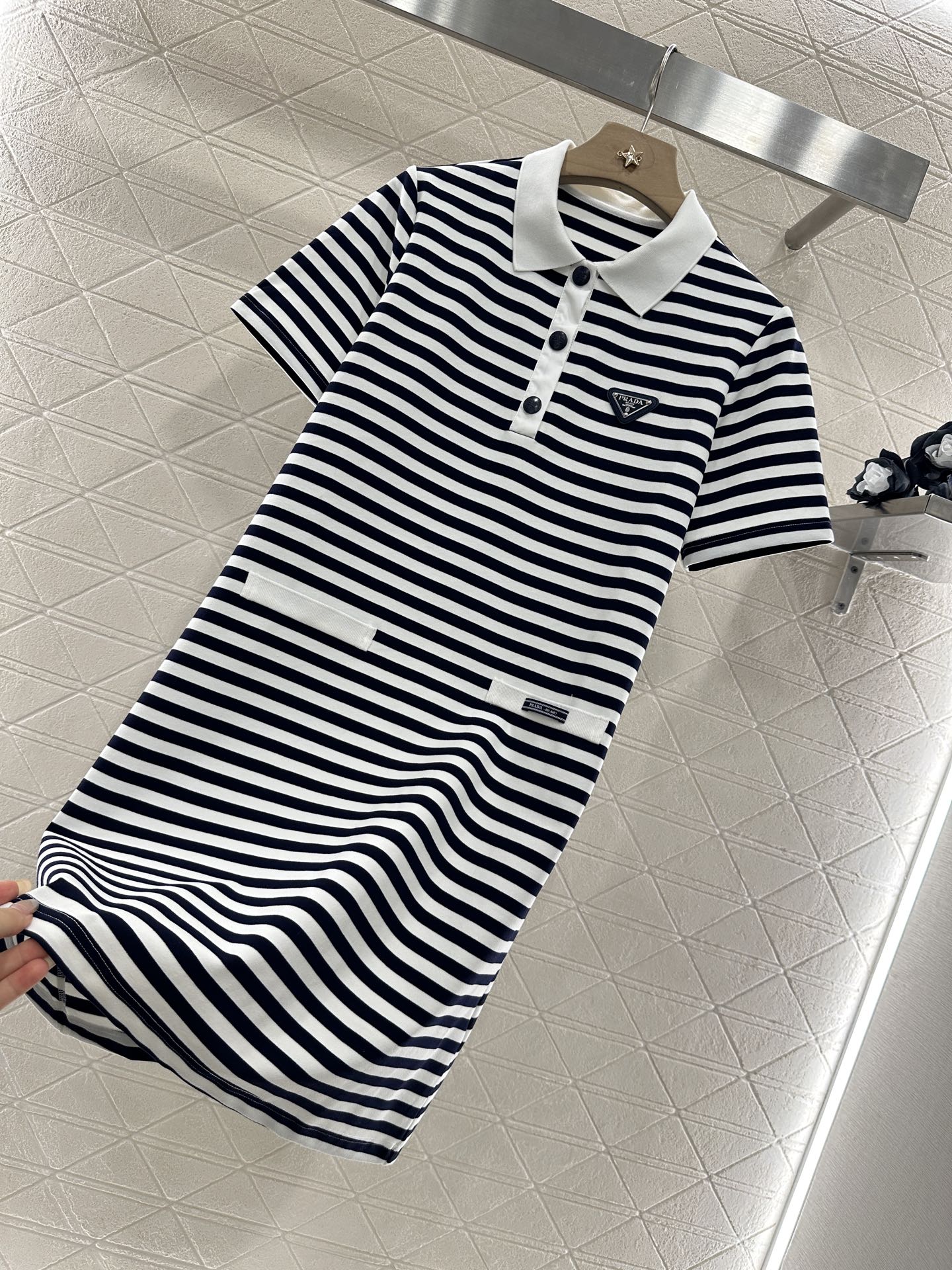 P*♥2025 new products Striped dress