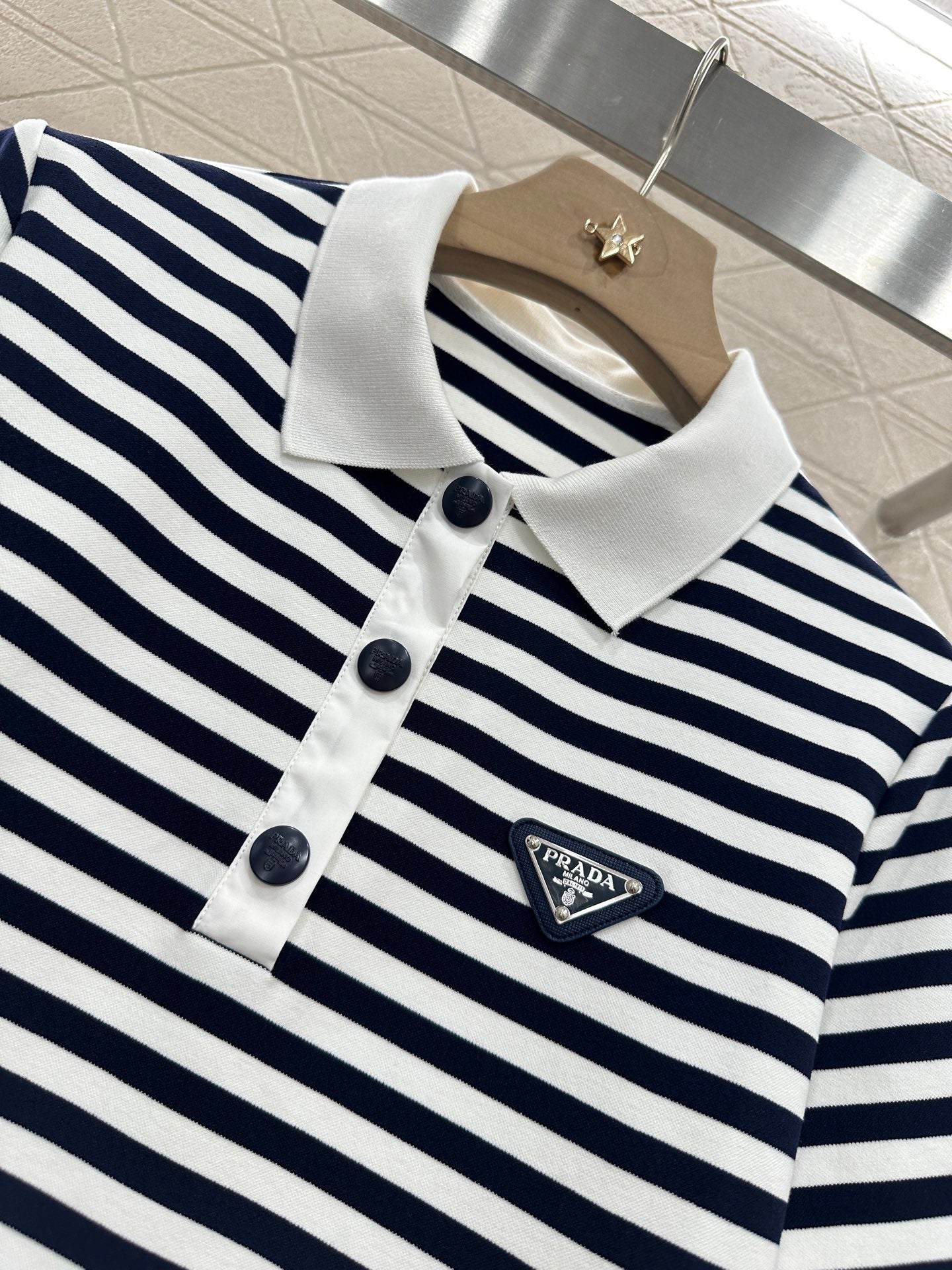 P*♥2025 new products Striped dress