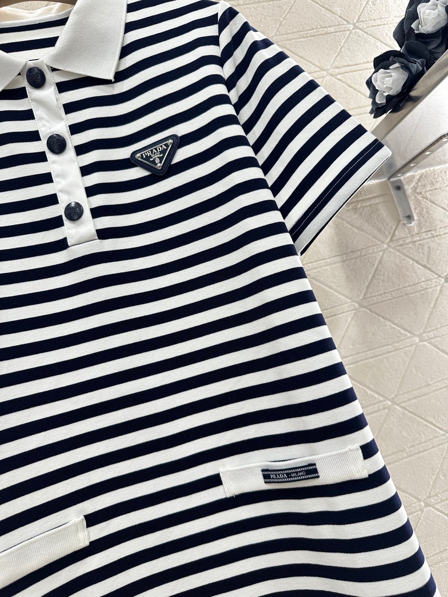 P*♥2025 new products Striped dress
