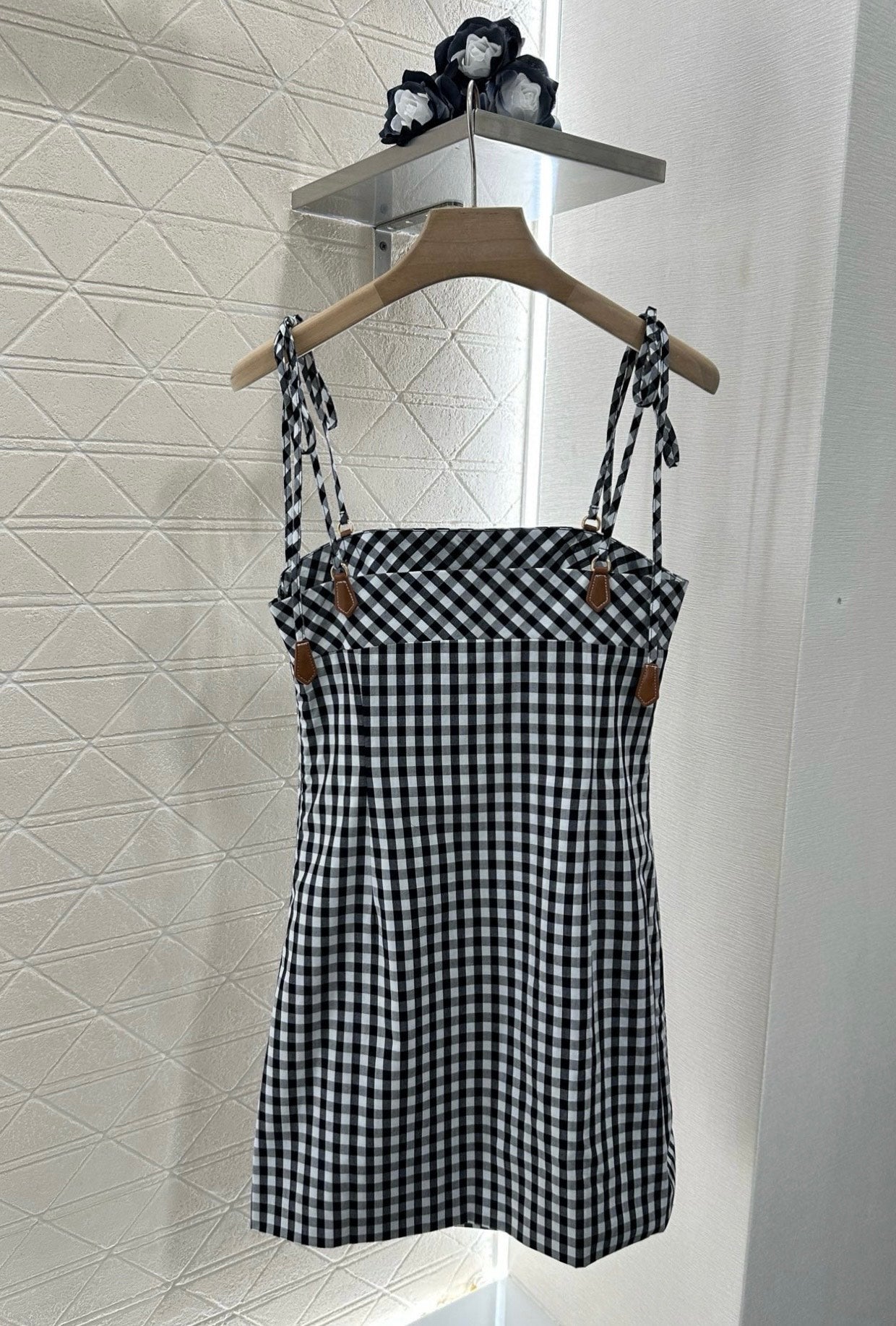 Mi*mu*♥2025 new products Plaid dress