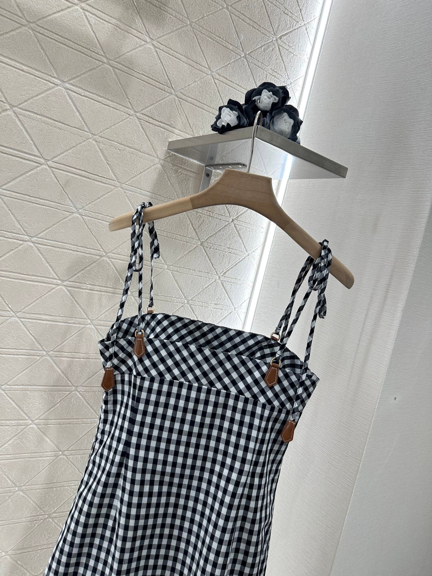 Mi*mu*♥2025 new products Plaid dress