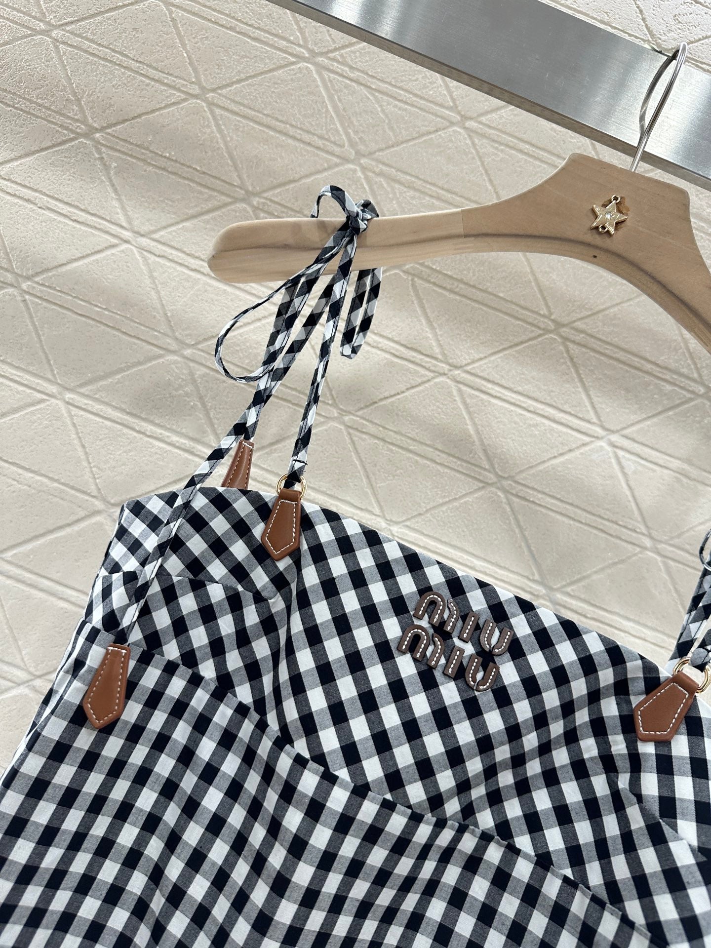 Mi*mu*♥2025 new products Plaid dress