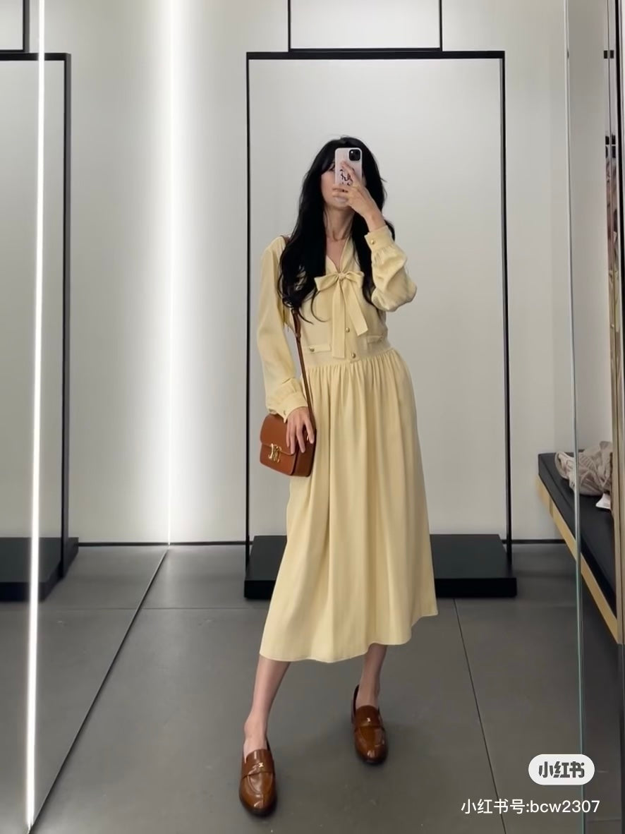 C*♥2025 new products Silk dress