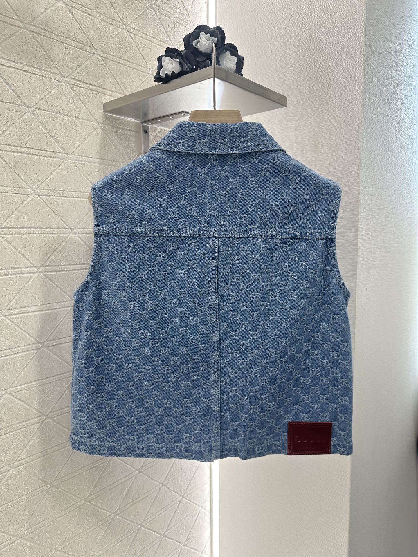 G*♥New Arrival Denim vest and shorts set