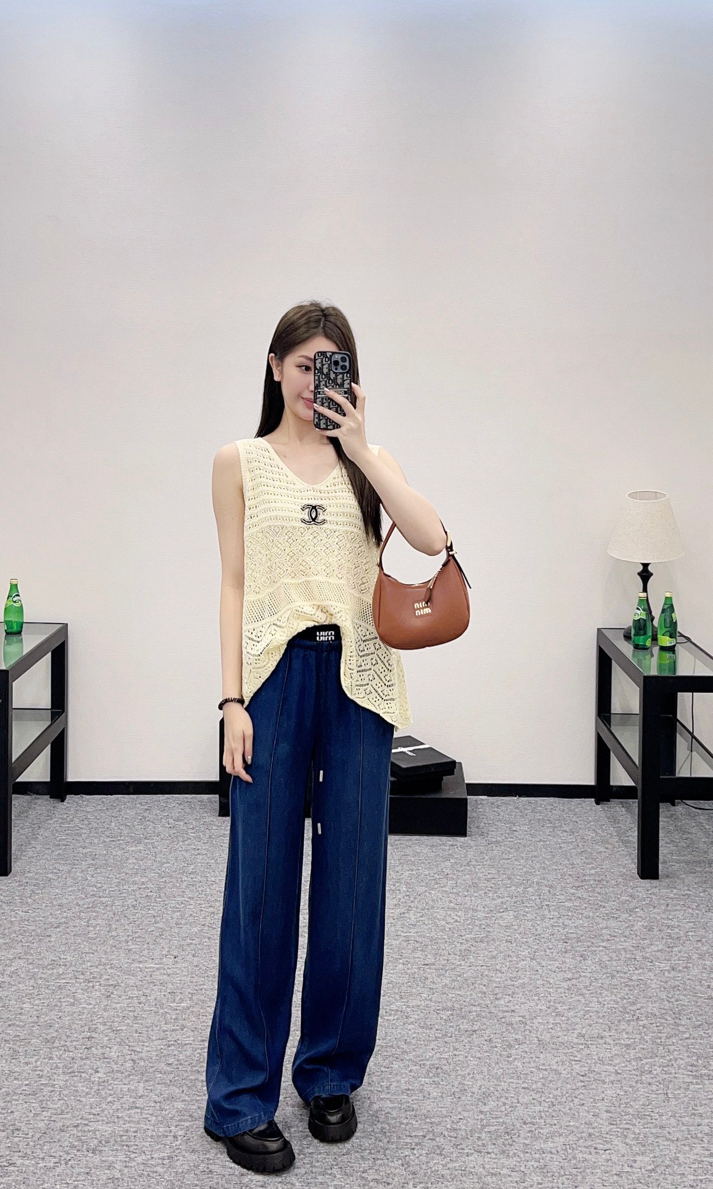 Mi*mi*♥2025 new products Denim trousers