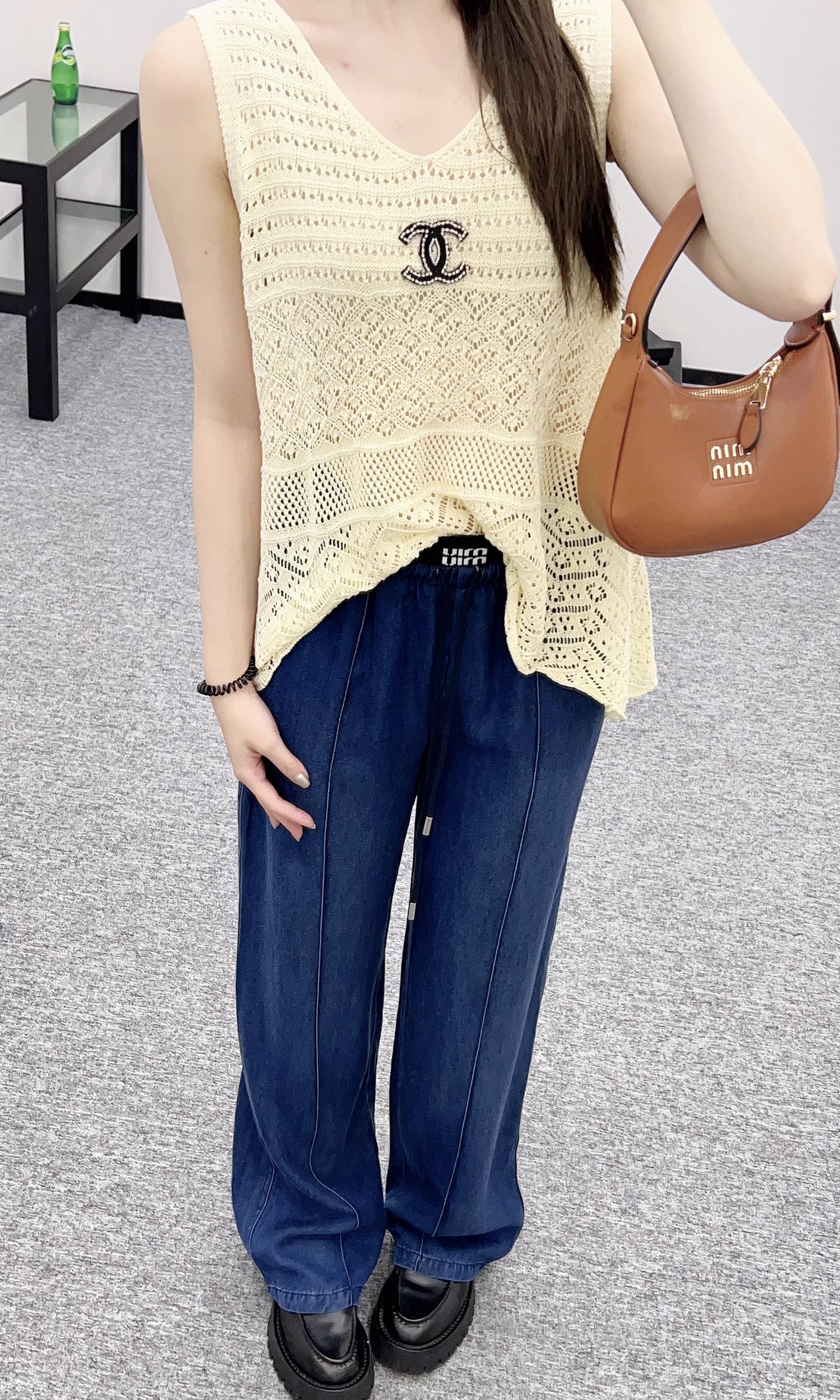 Mi*mi*♥2025 new products Denim trousers