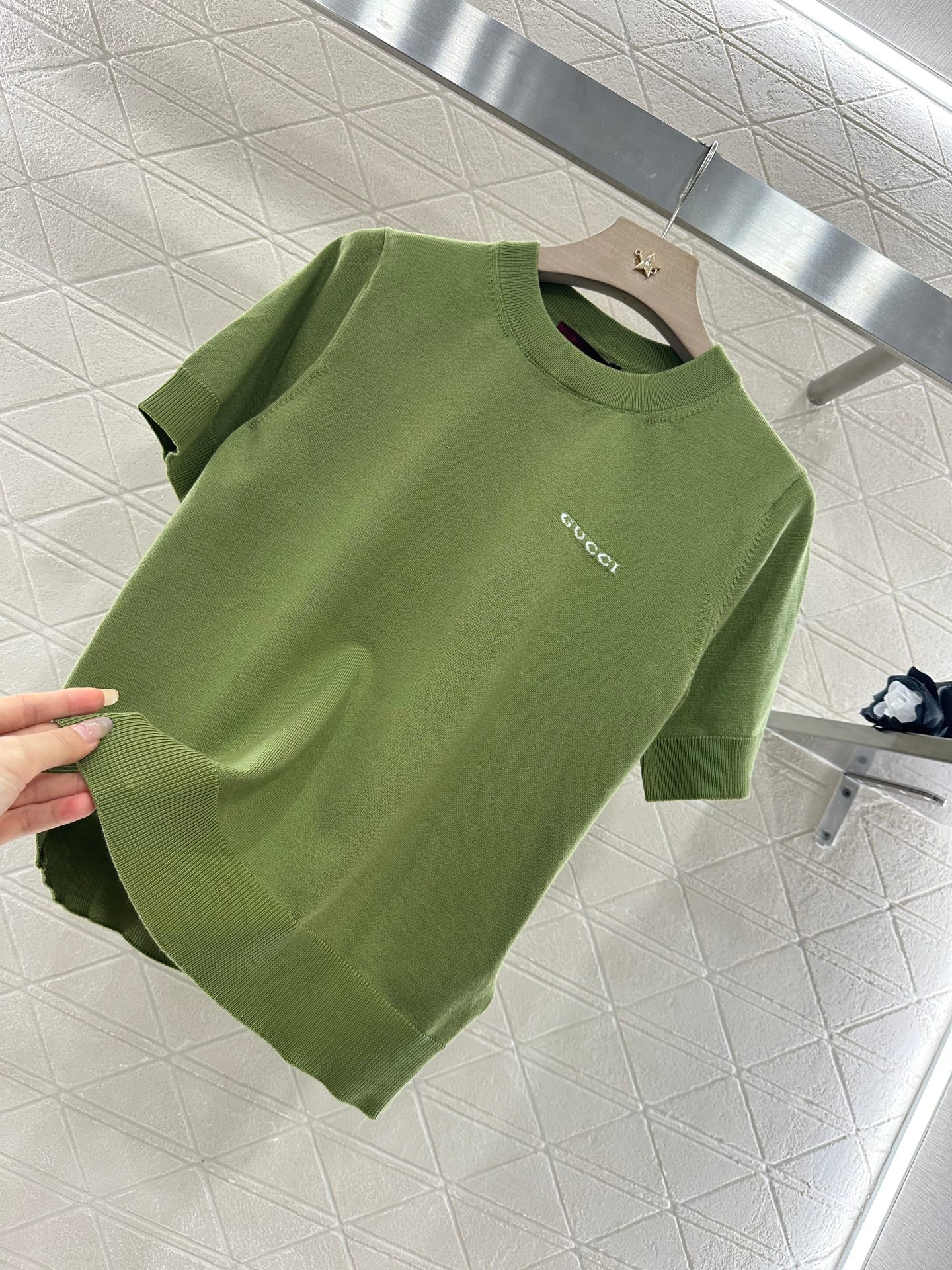 G*♥2025 new products Knitted short sleeves