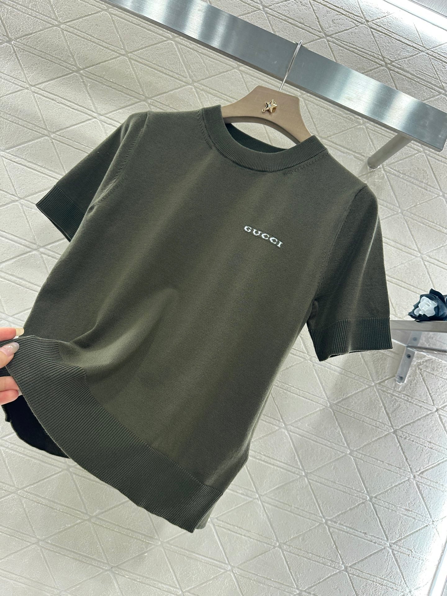 G*♥2025 new products Knitted short sleeves