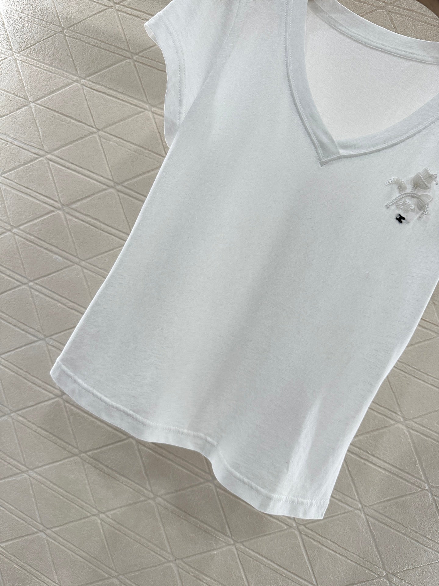 C*♥2025 new product Embroidered short sleeves
