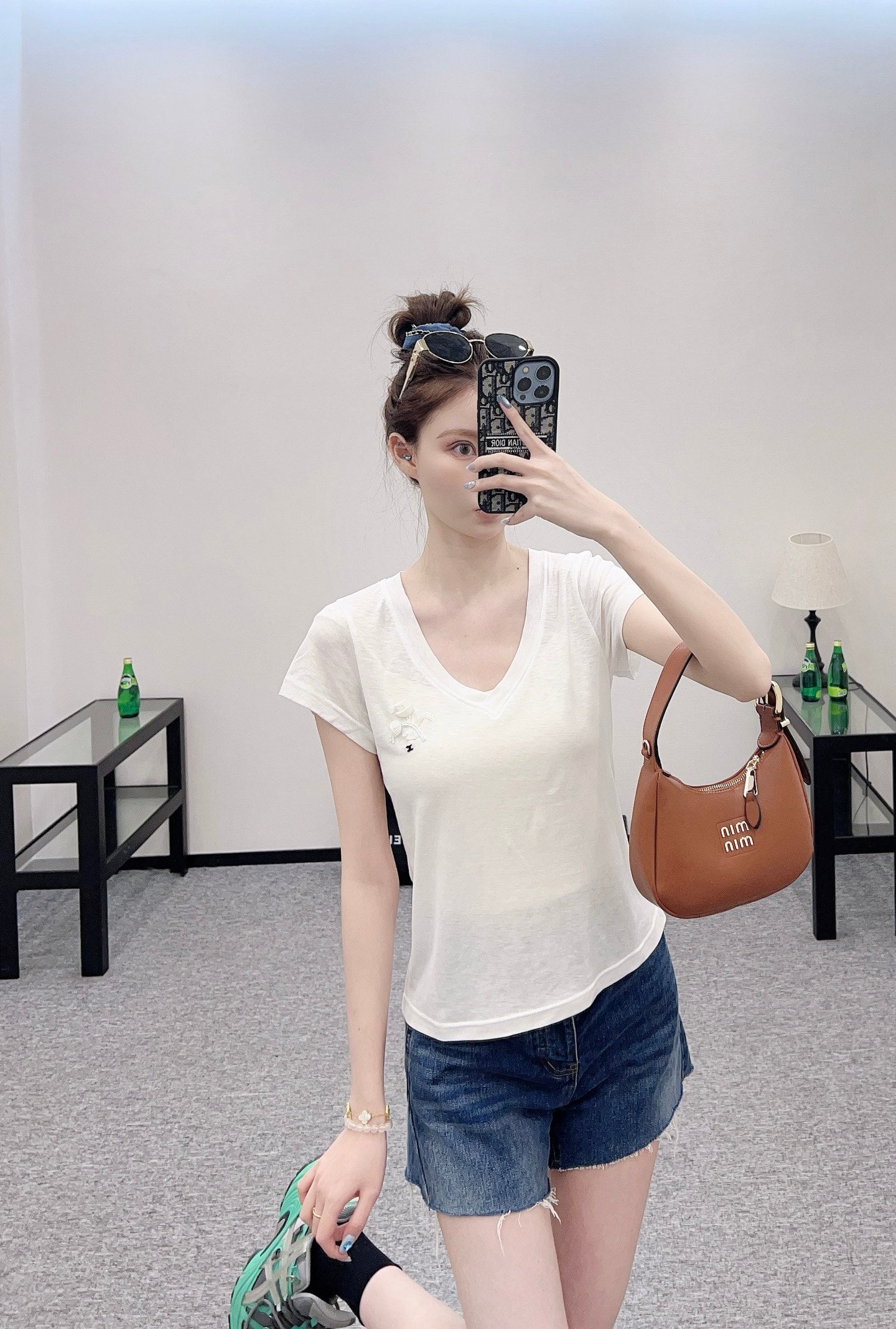 C*♥2025 new product Embroidered short sleeves