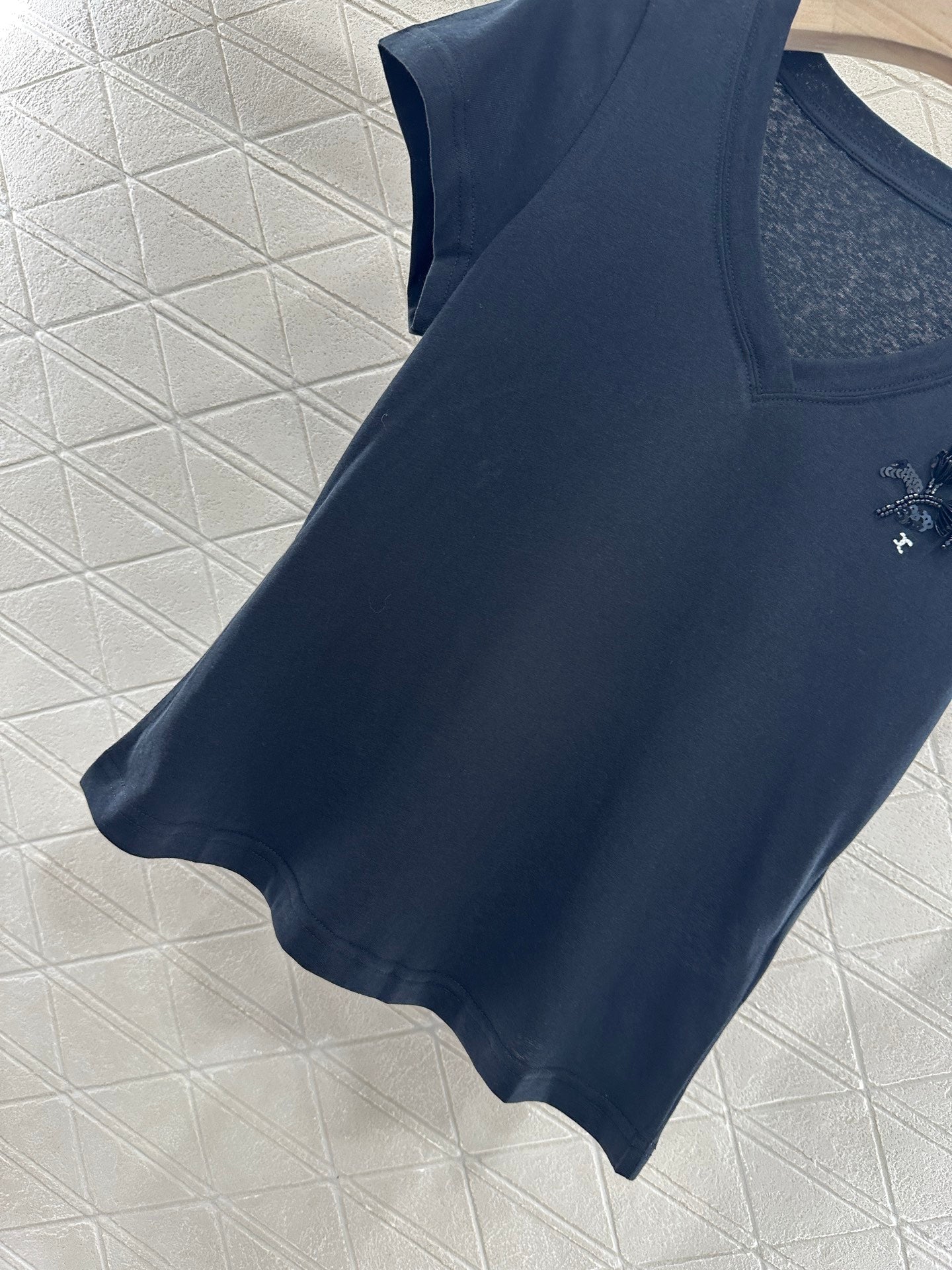 C*♥2025 new product Embroidered short sleeves