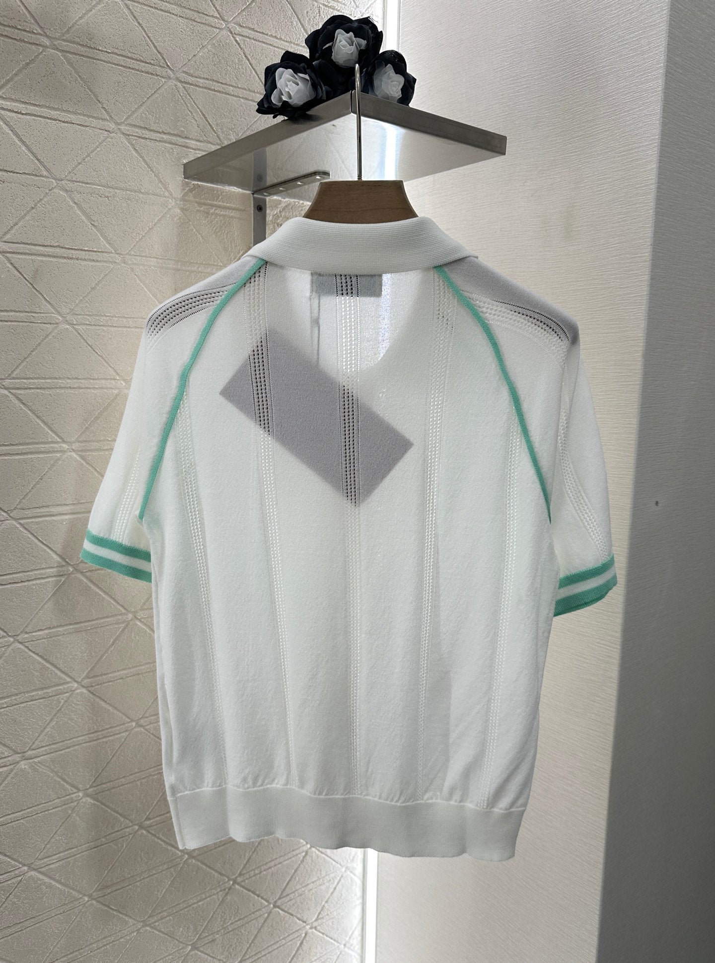 Mi*mi*♥New product Knitted short-sleeved cardigan