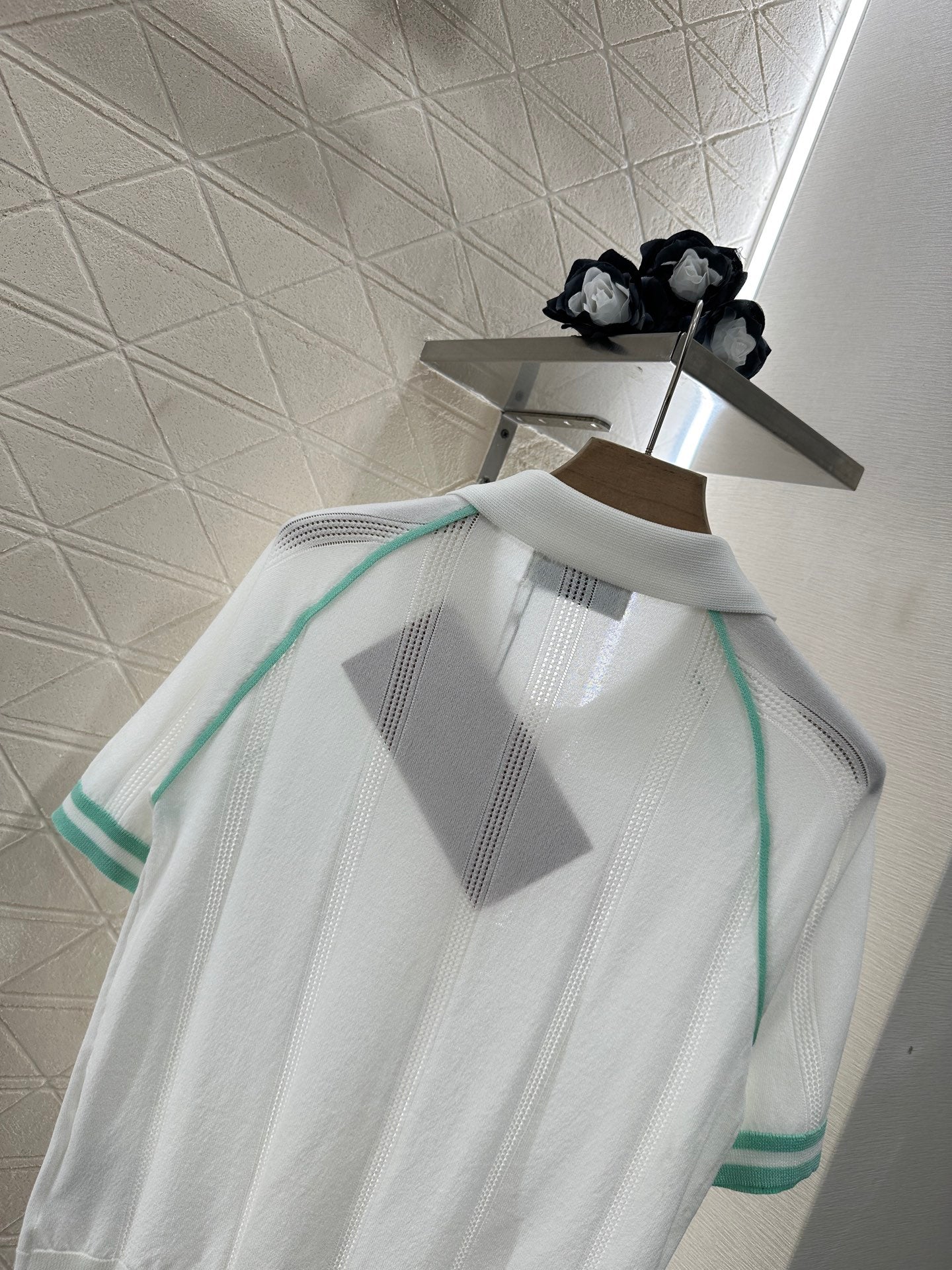 Mi*mi*♥New product Knitted short-sleeved cardigan