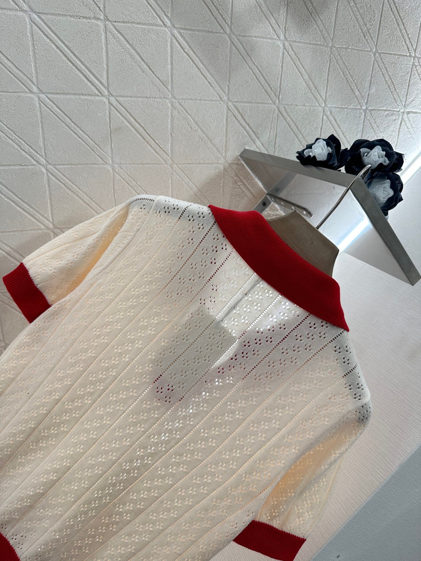 V*♥New Arrival Cherry knitted short sleeves