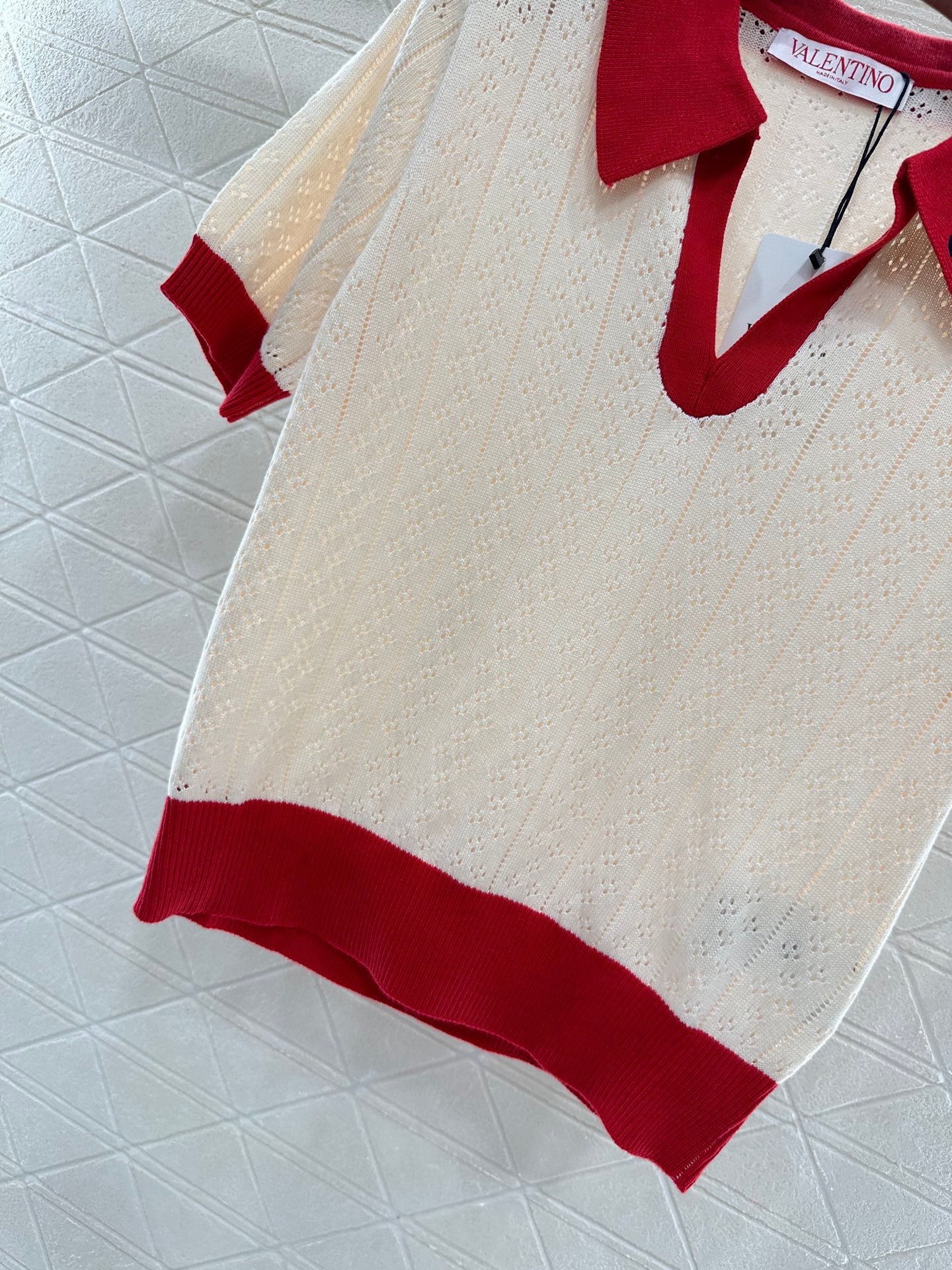 V*♥New Arrival Cherry knitted short sleeves