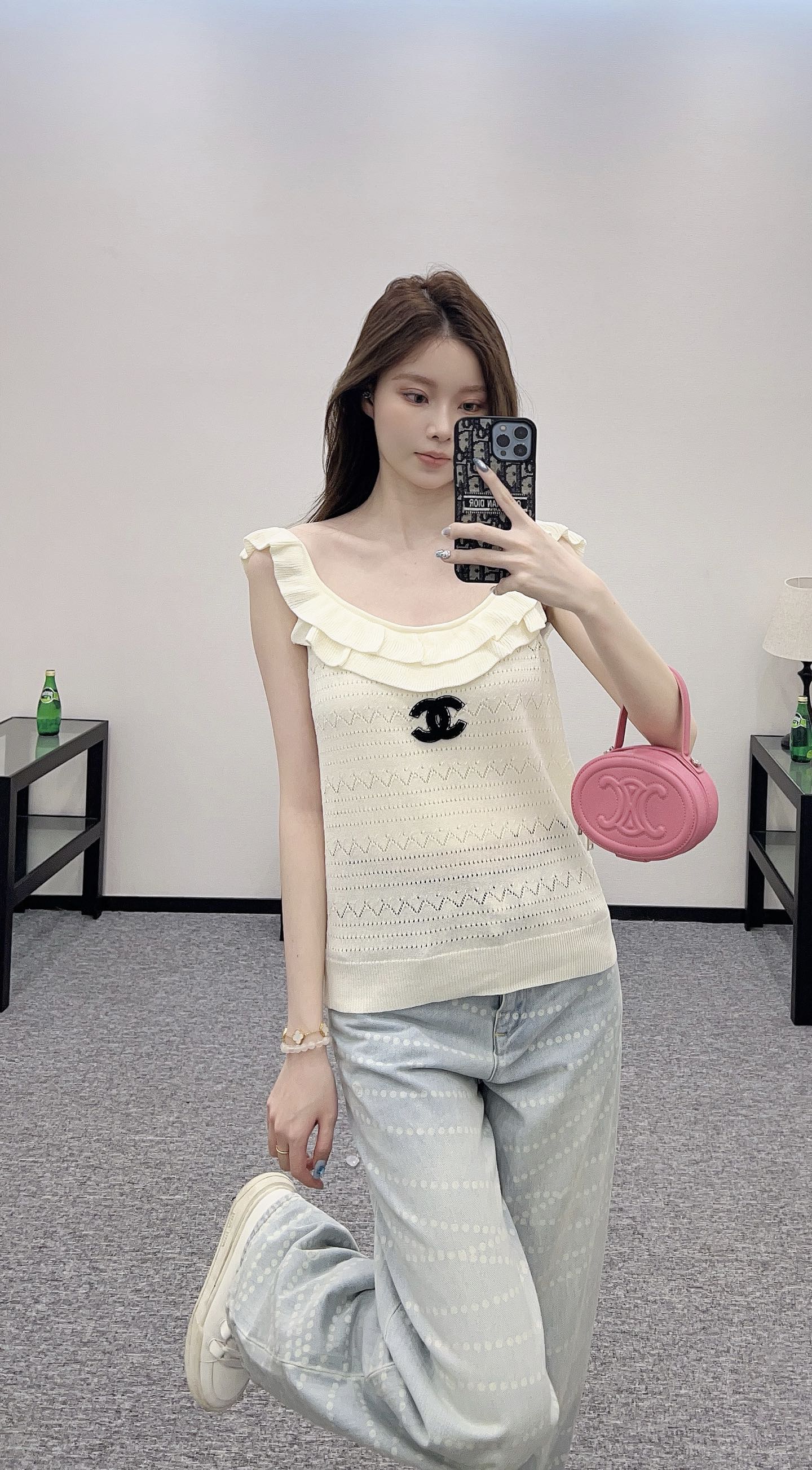 C*♥2025 new product Knitted vest