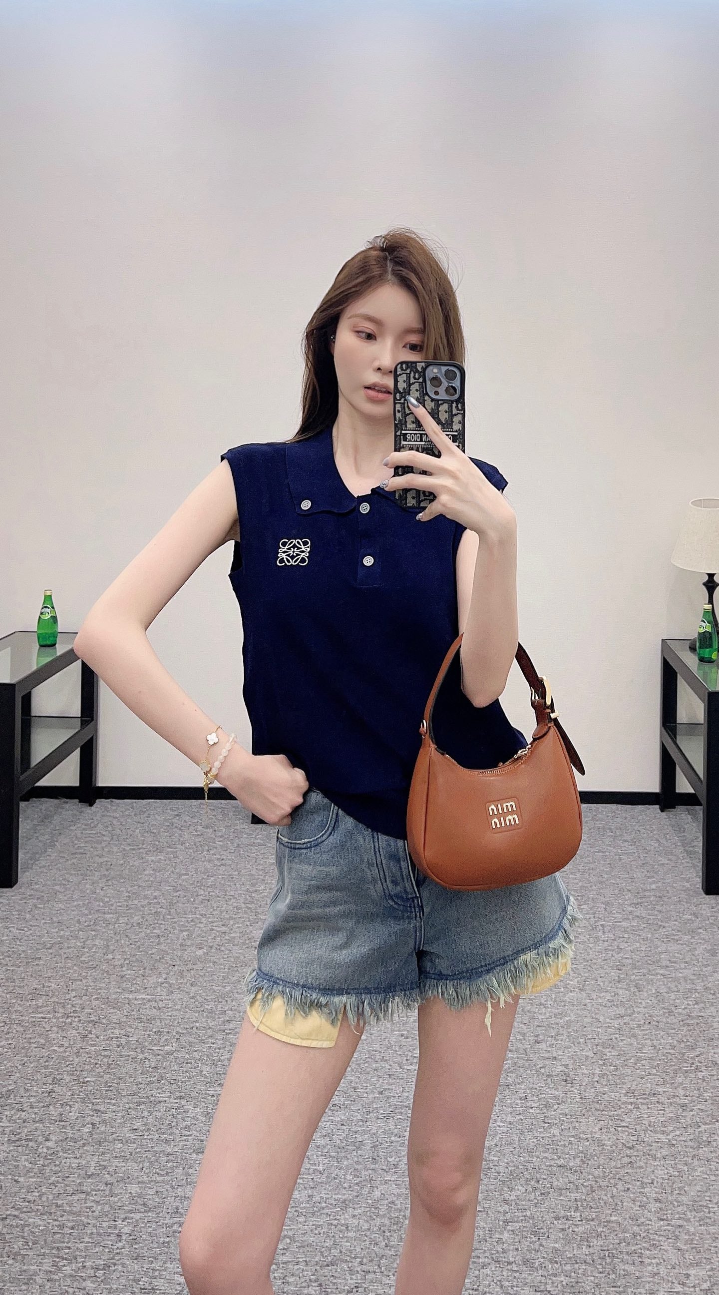 L*♥2025 new product Knitted vest