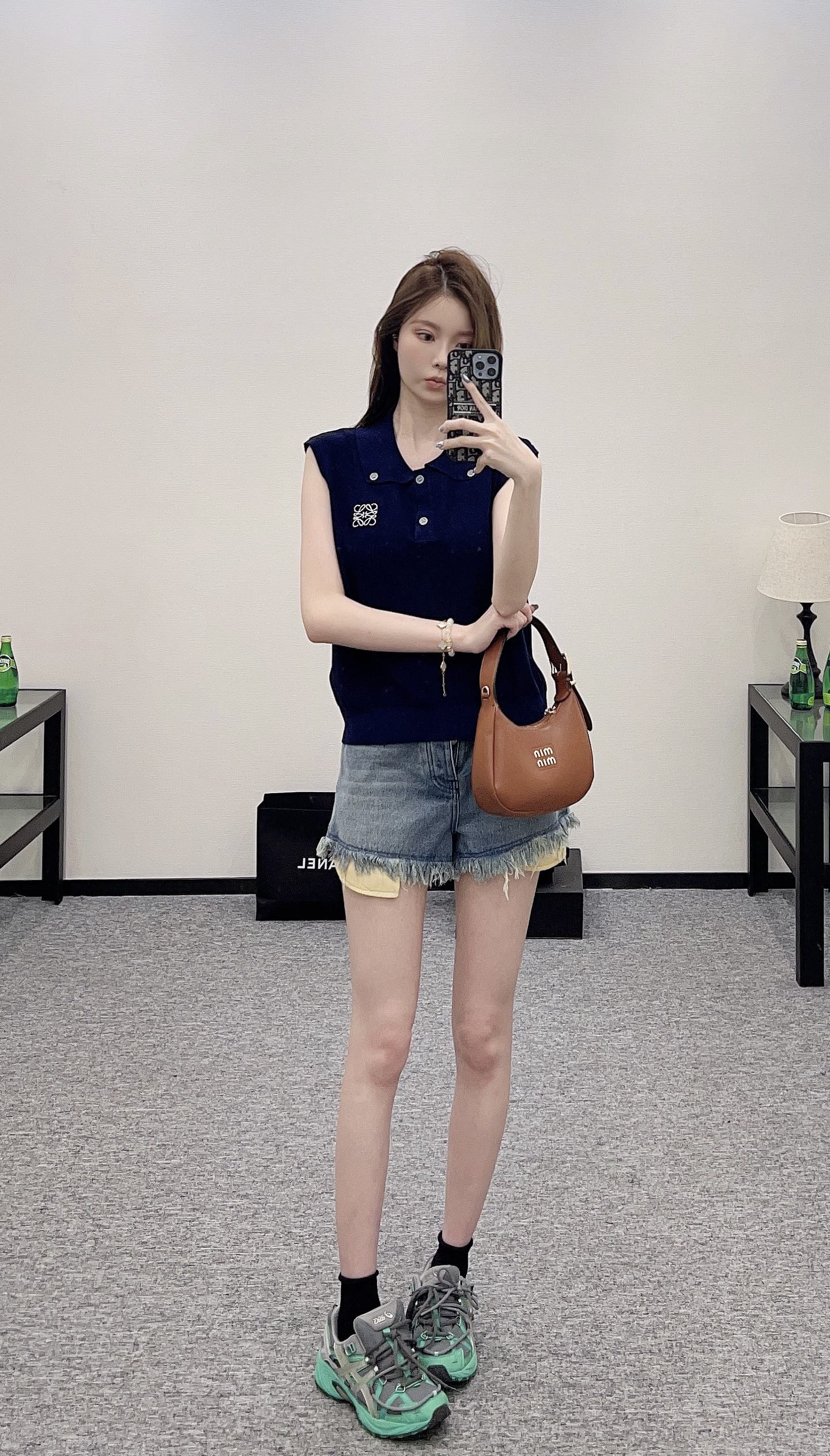 L*♥2025 new product Knitted vest