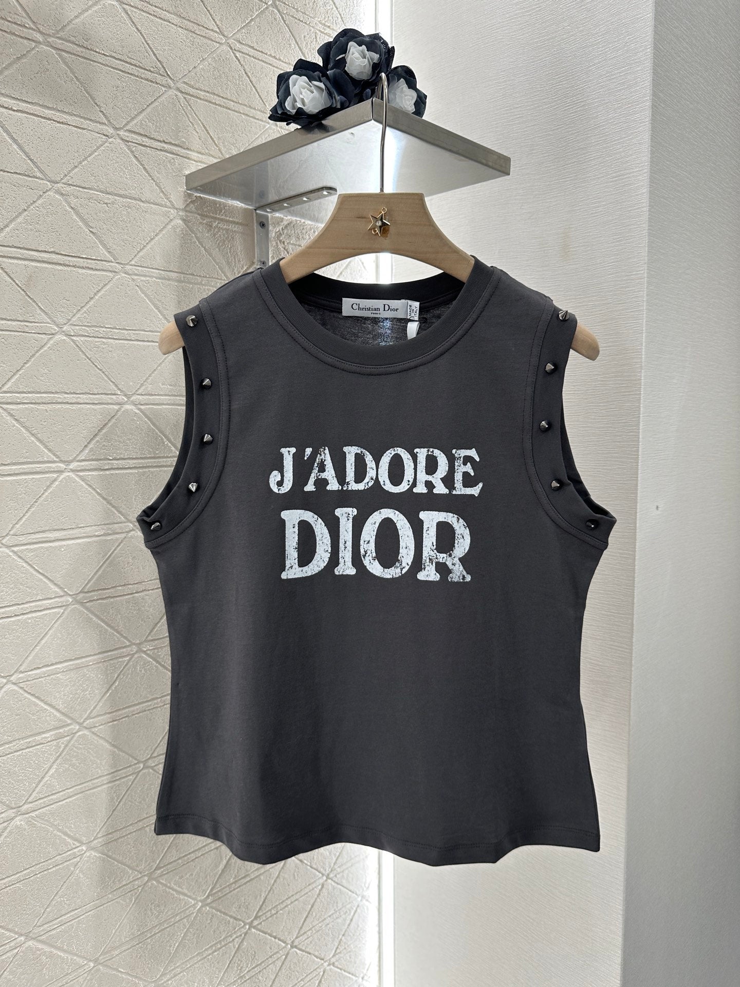 D*♥2025 new product Riveted cotton vest