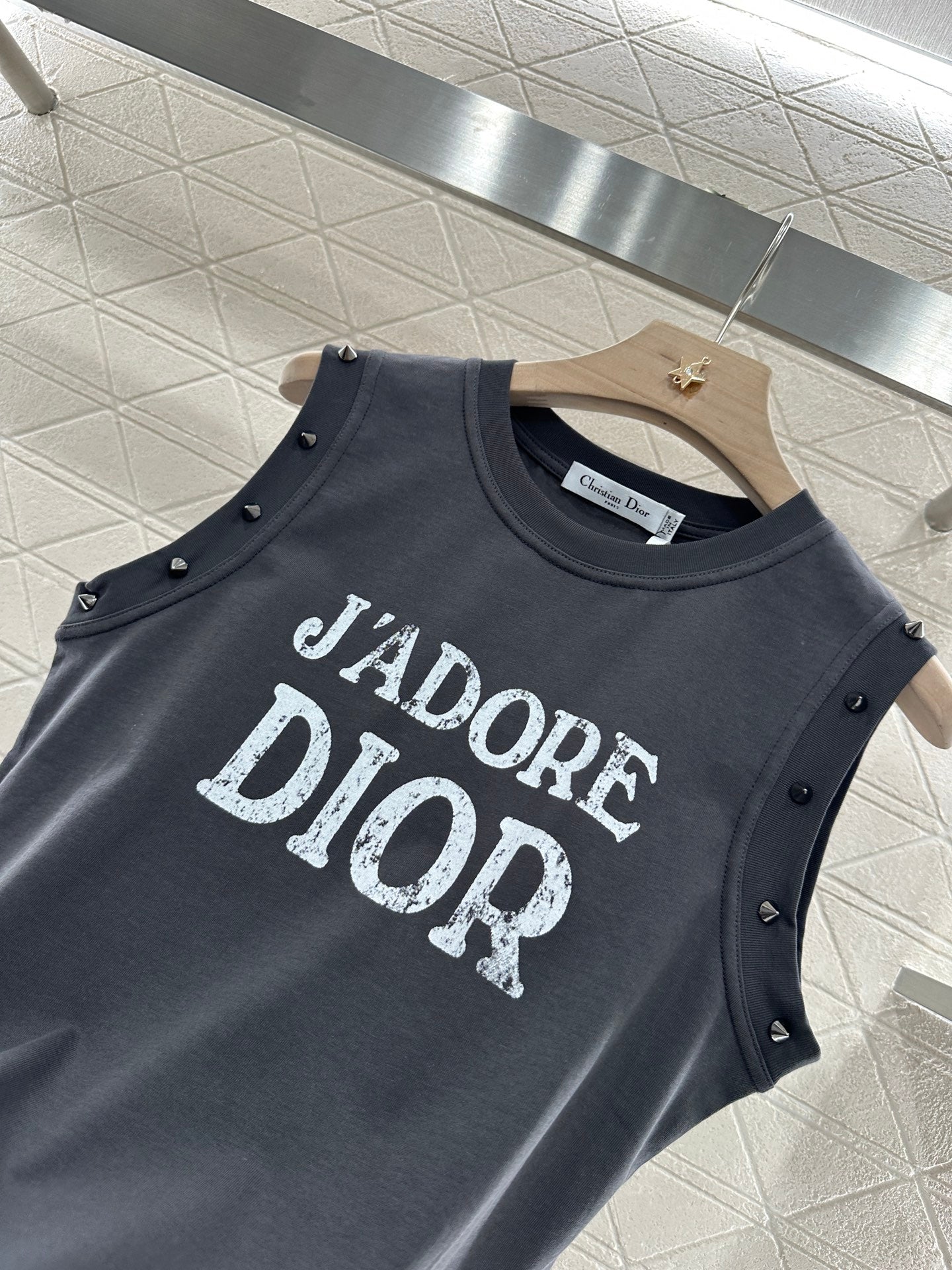 D*♥2025 new product Riveted cotton vest
