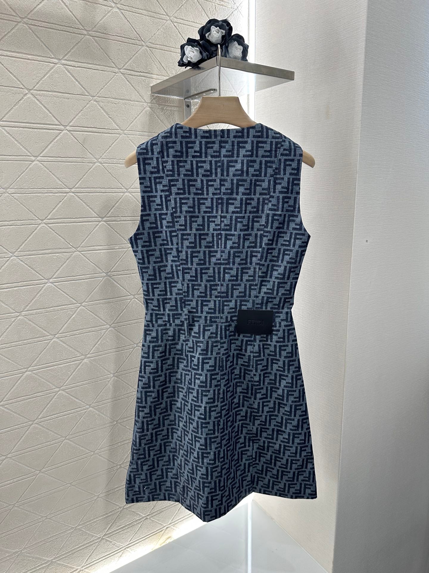 F*♥2025 new product Zipper vest dress