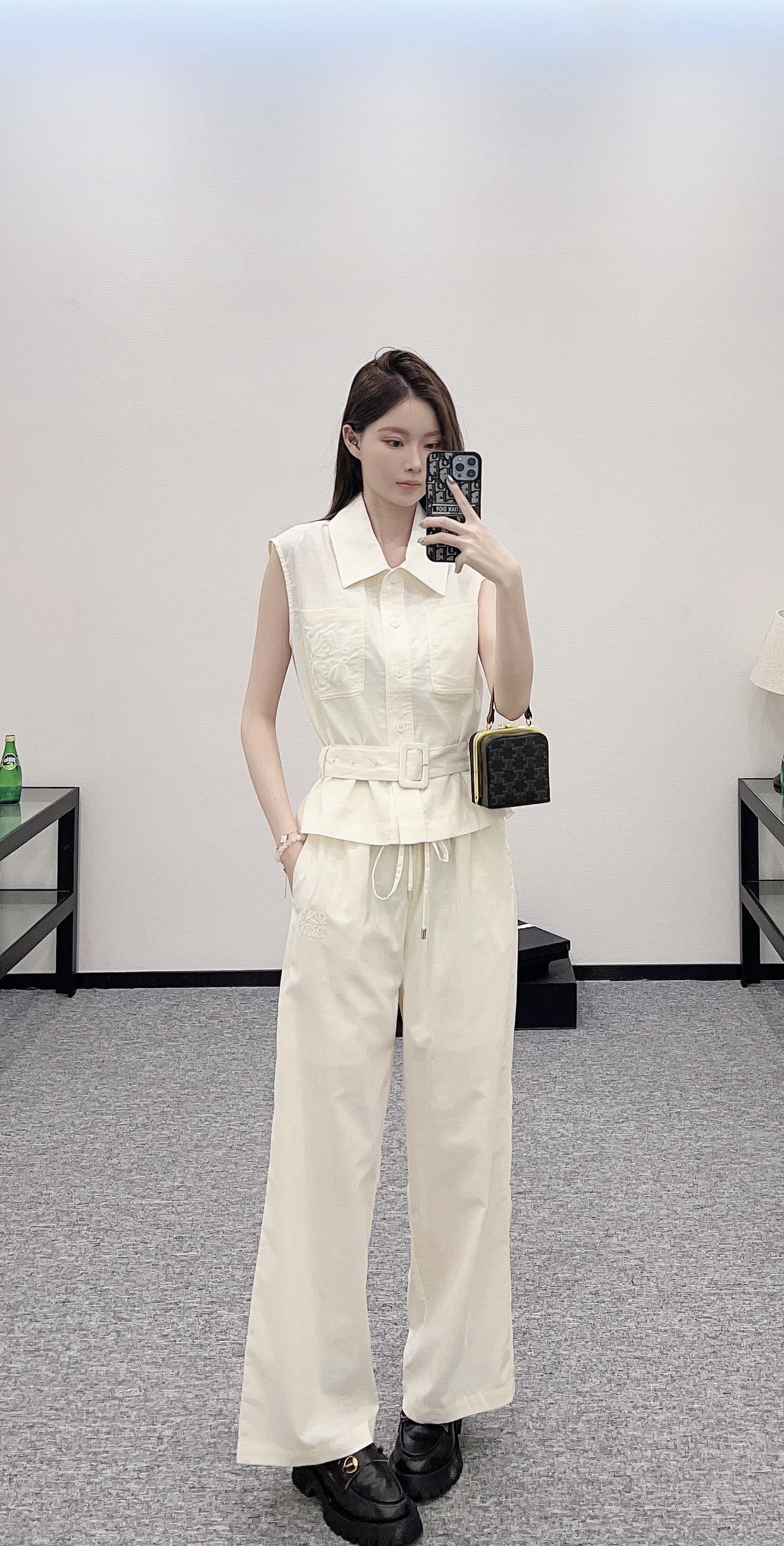 L*♥2025 new products Vest and trousers set