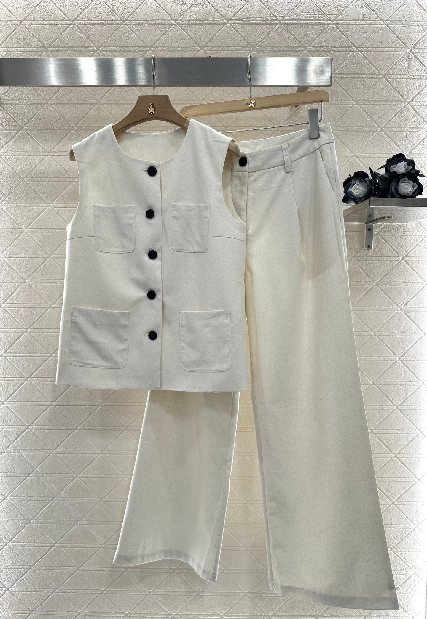 Loro*♥2025 new products Vest and trousers set