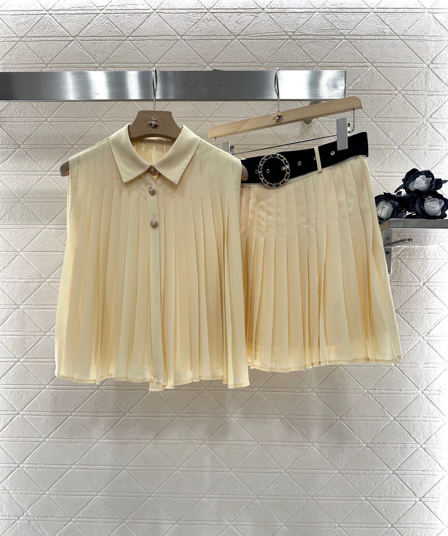 C*♥2025 new products Shirt and skirt set