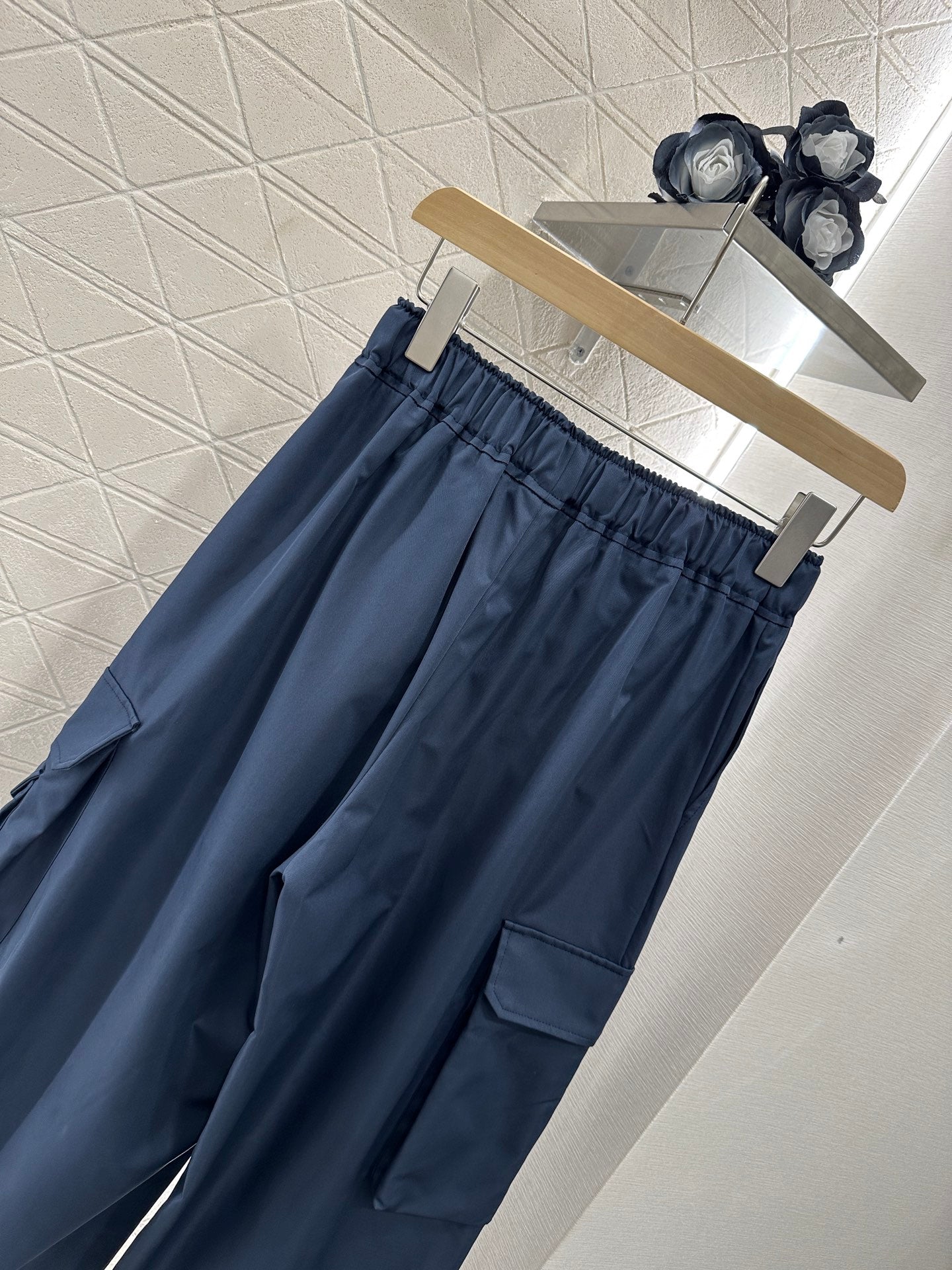 P*♥2025 new products Snap button trousers