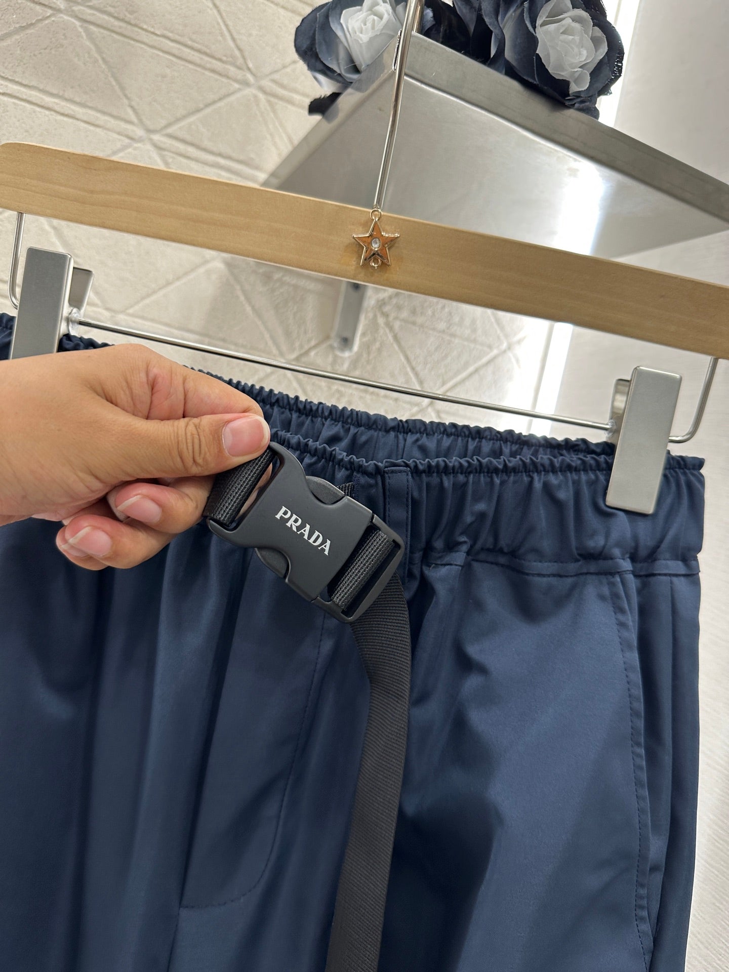 P*♥2025 new products Snap button trousers
