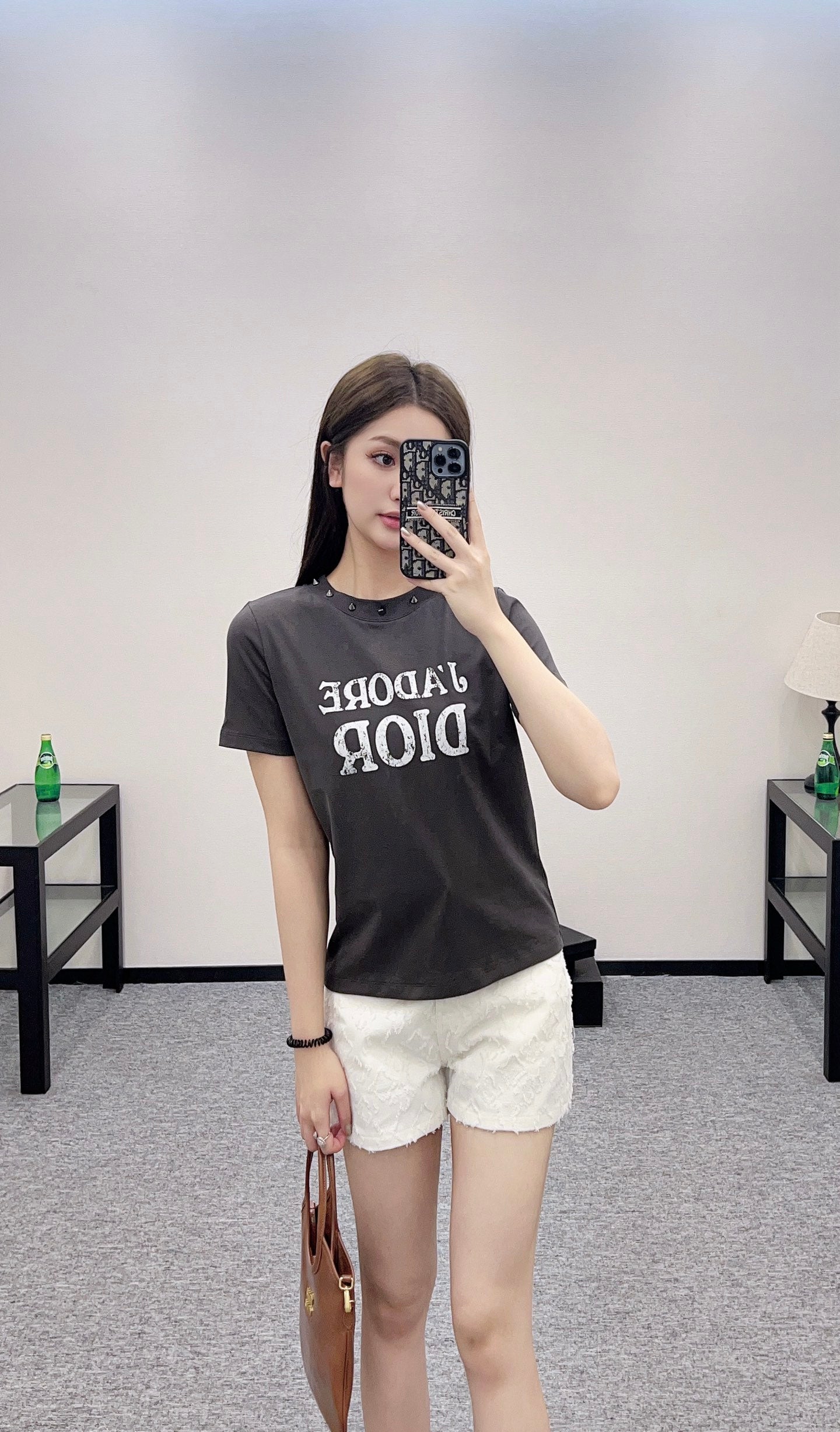 D*♥2025 new product Rivet short sleeves