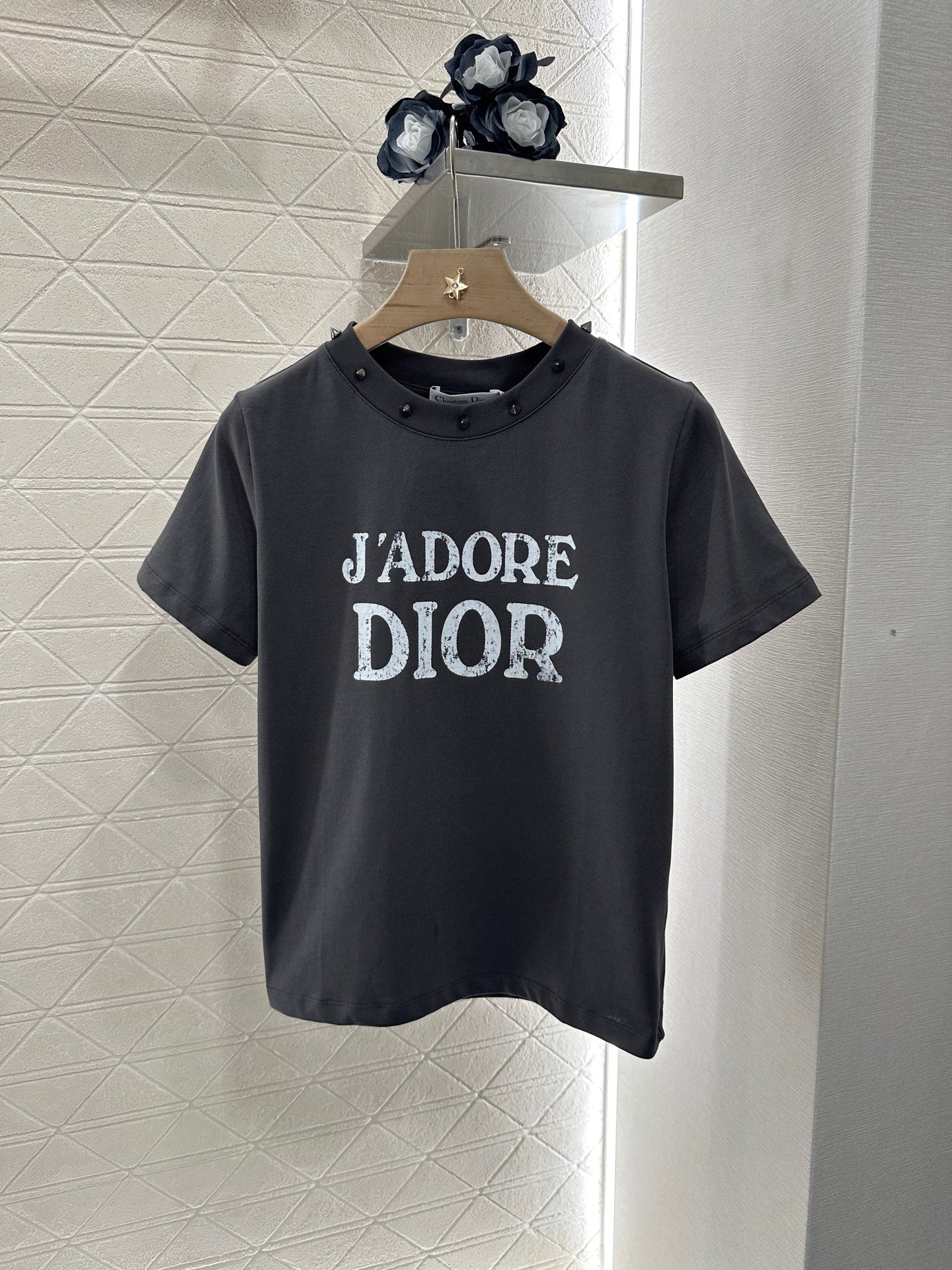 D*♥2025 new product Rivet short sleeves